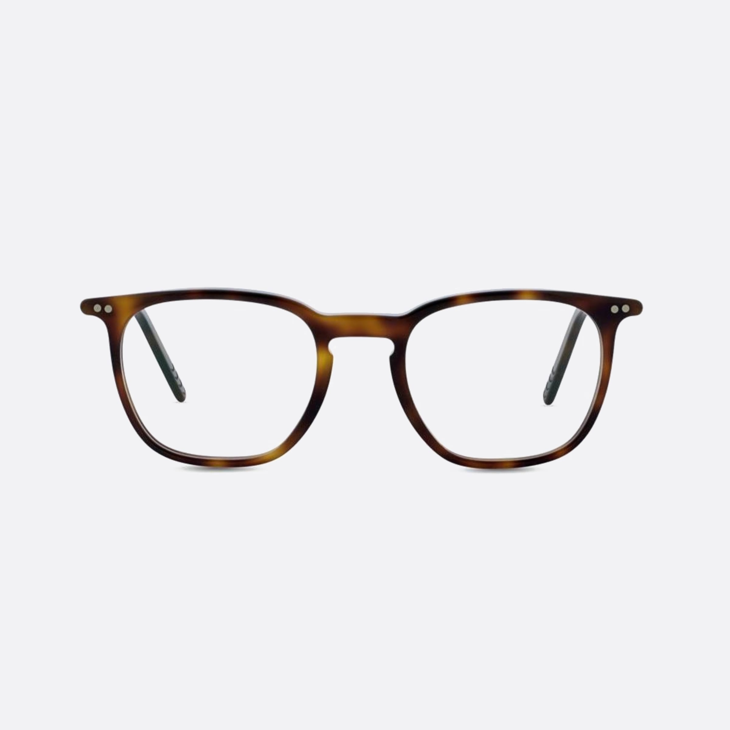 Lunor 49mm Havana Squared Unisex Eyeglasses - Main View