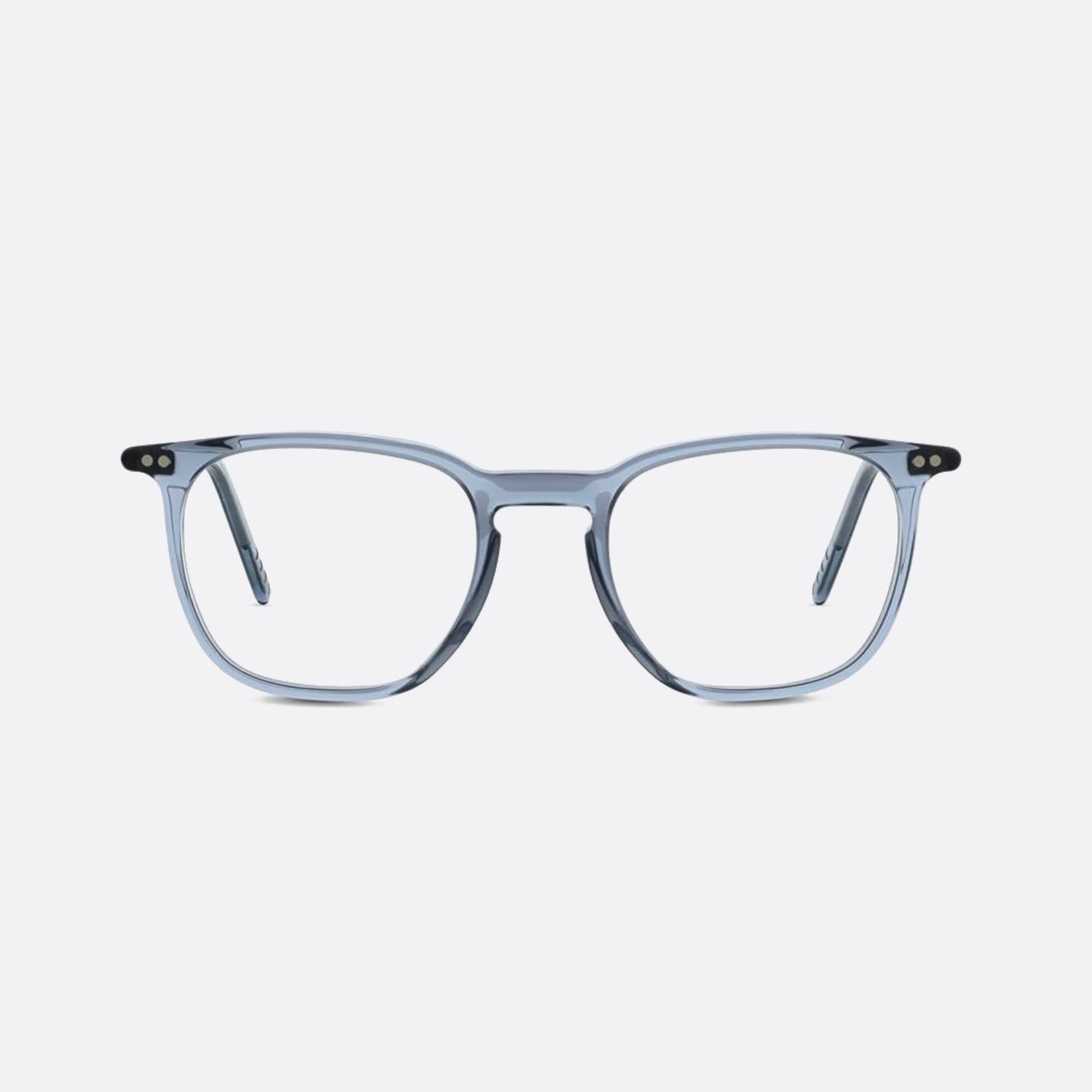 Lunor 49mm Grey Squared Unisex Eyeglasses - Main View