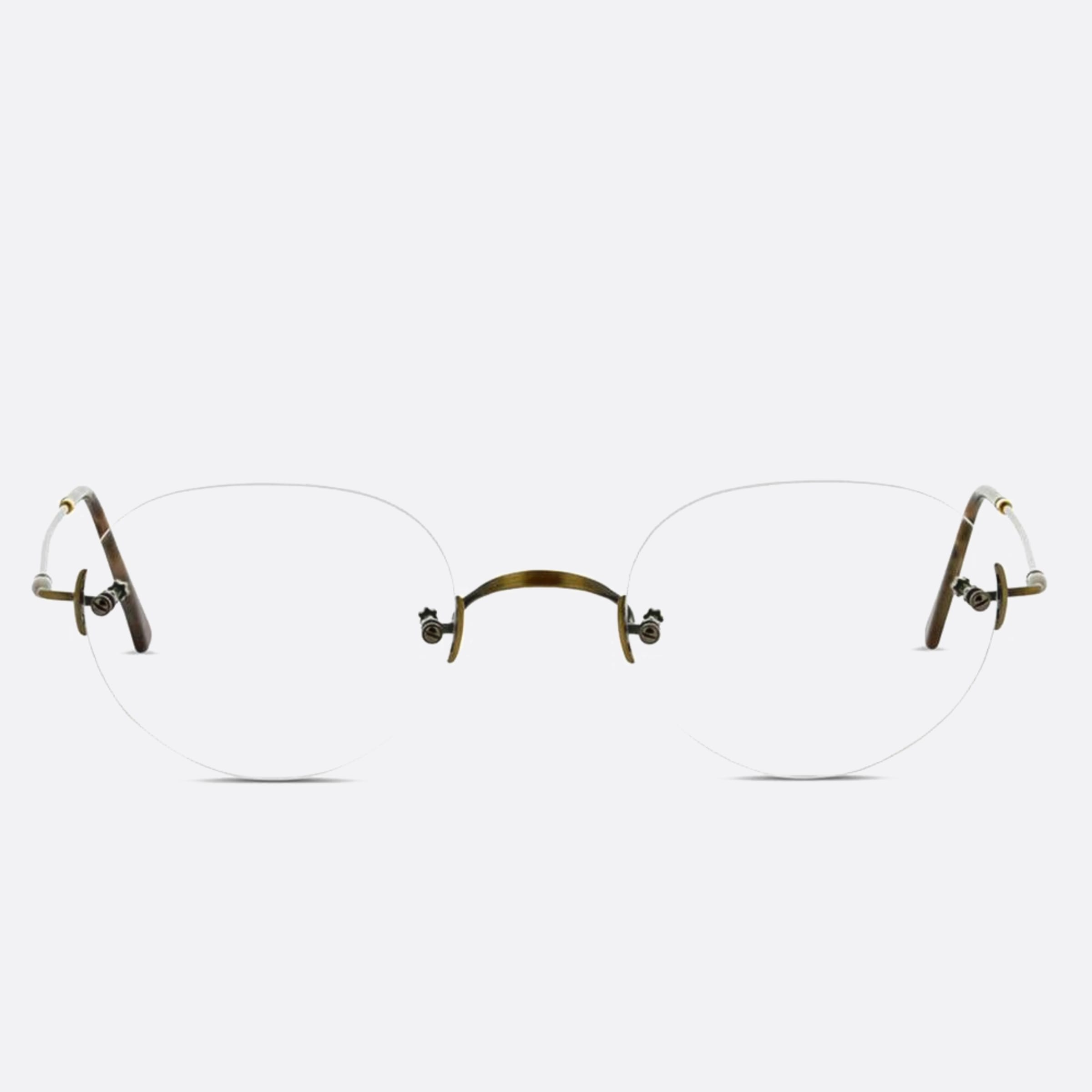 Lunor 45mm Classic Panto Black Other Men Eyeglasses - Main View