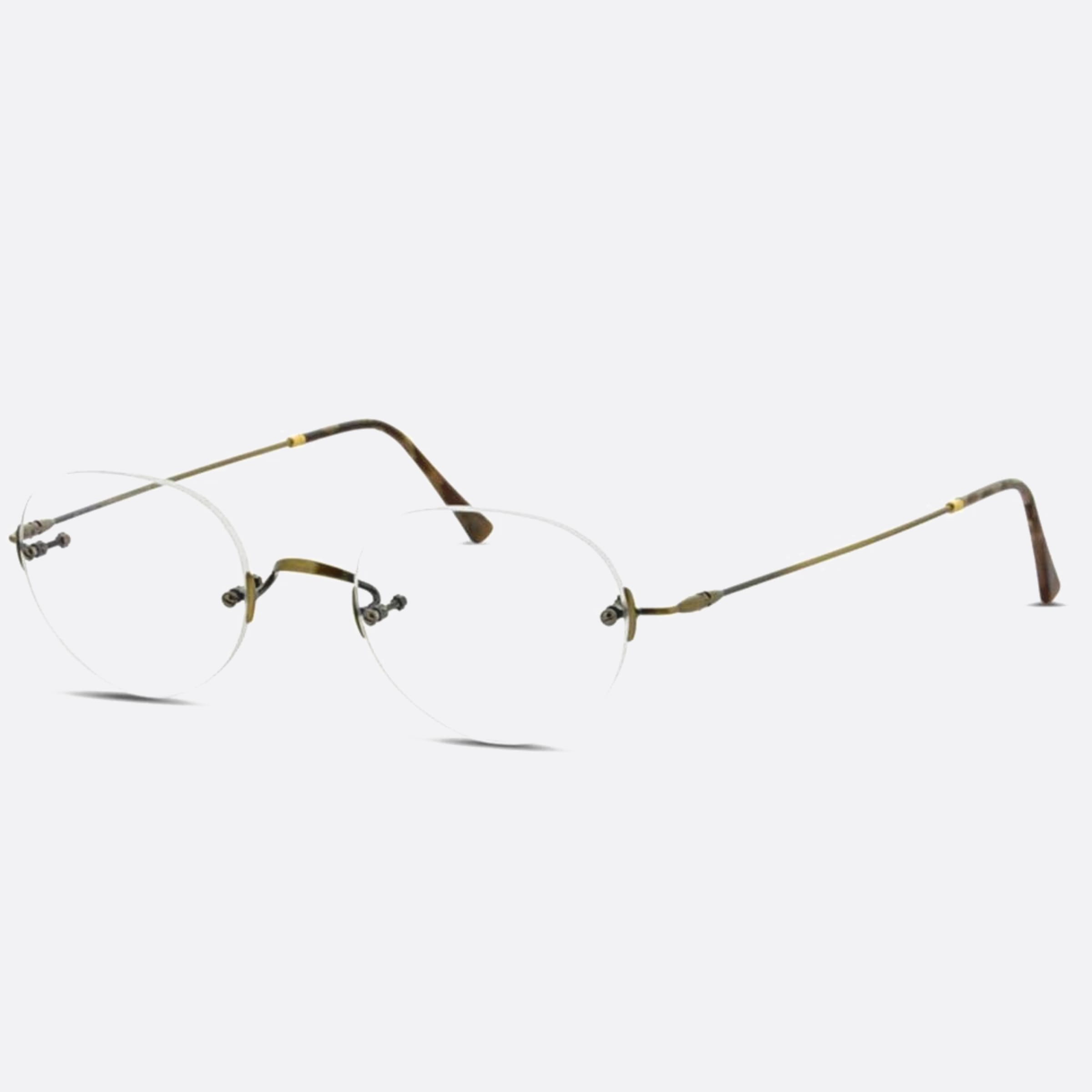 Lunor 45mm Classic Panto Black Other Men Eyeglasses - Side View
