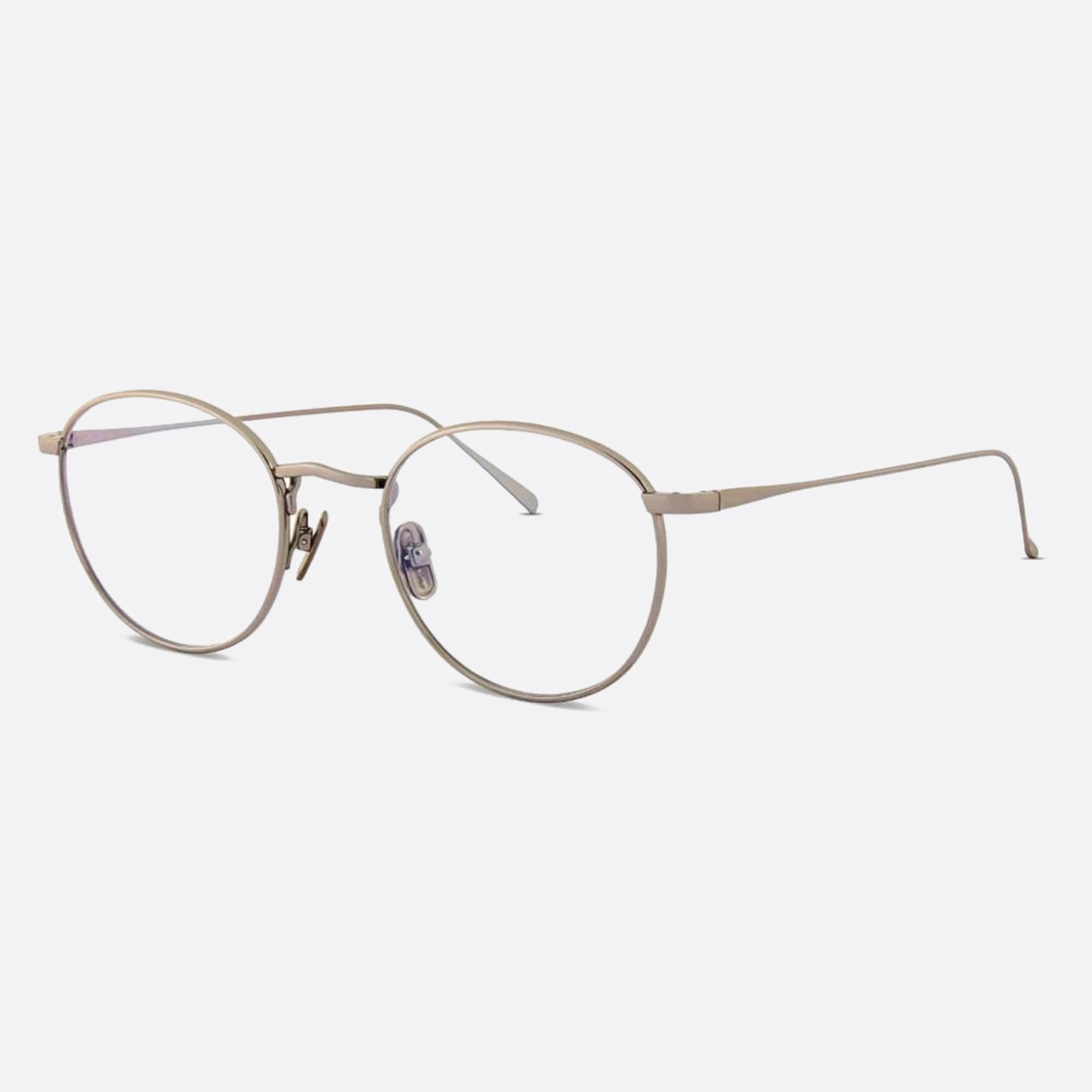 Lunor 48mm Silver Visor Unisex Eyeglasses - Side View