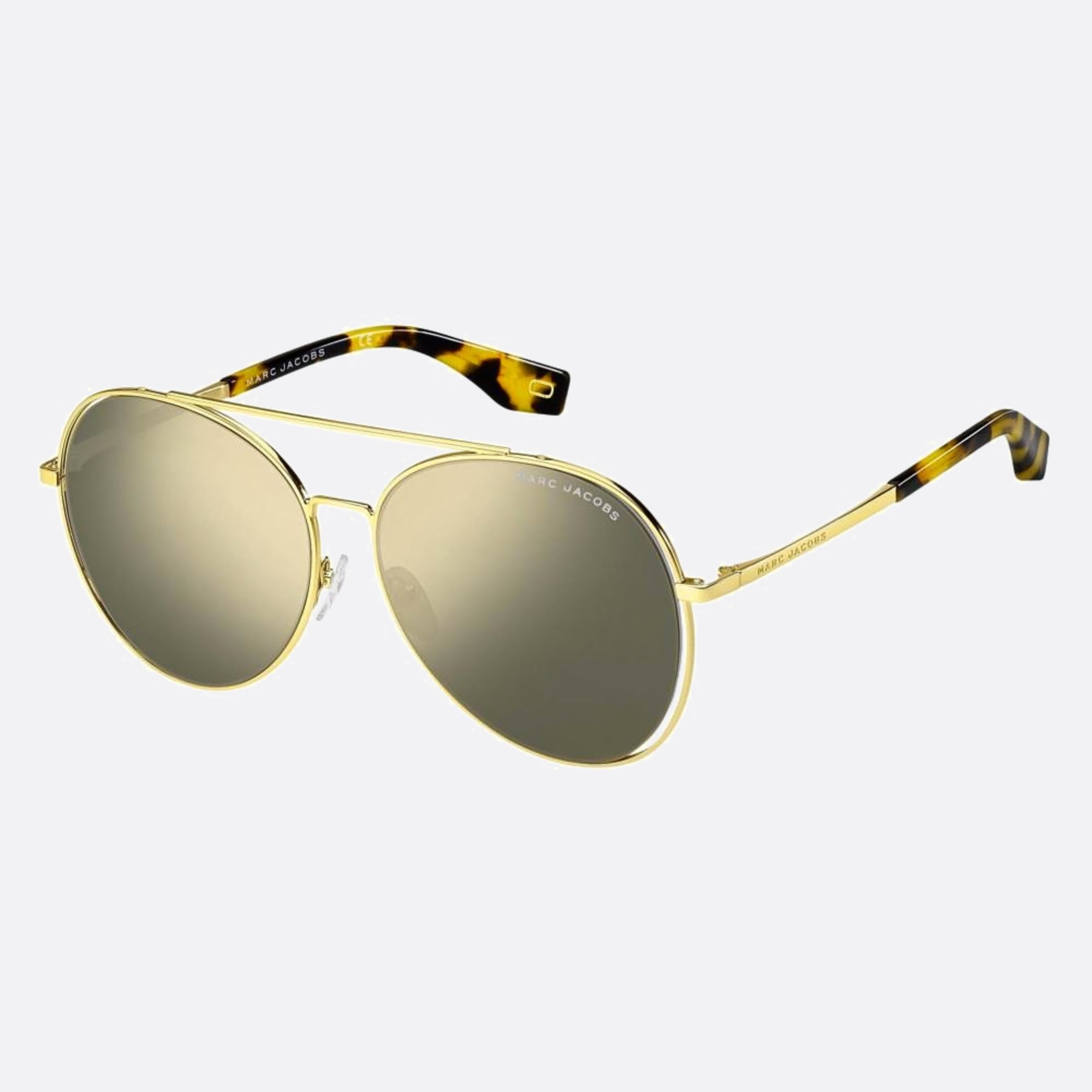 Marc 60mm Jacobs Marc Scl Gold Pilot Women Sunglasses - Side View