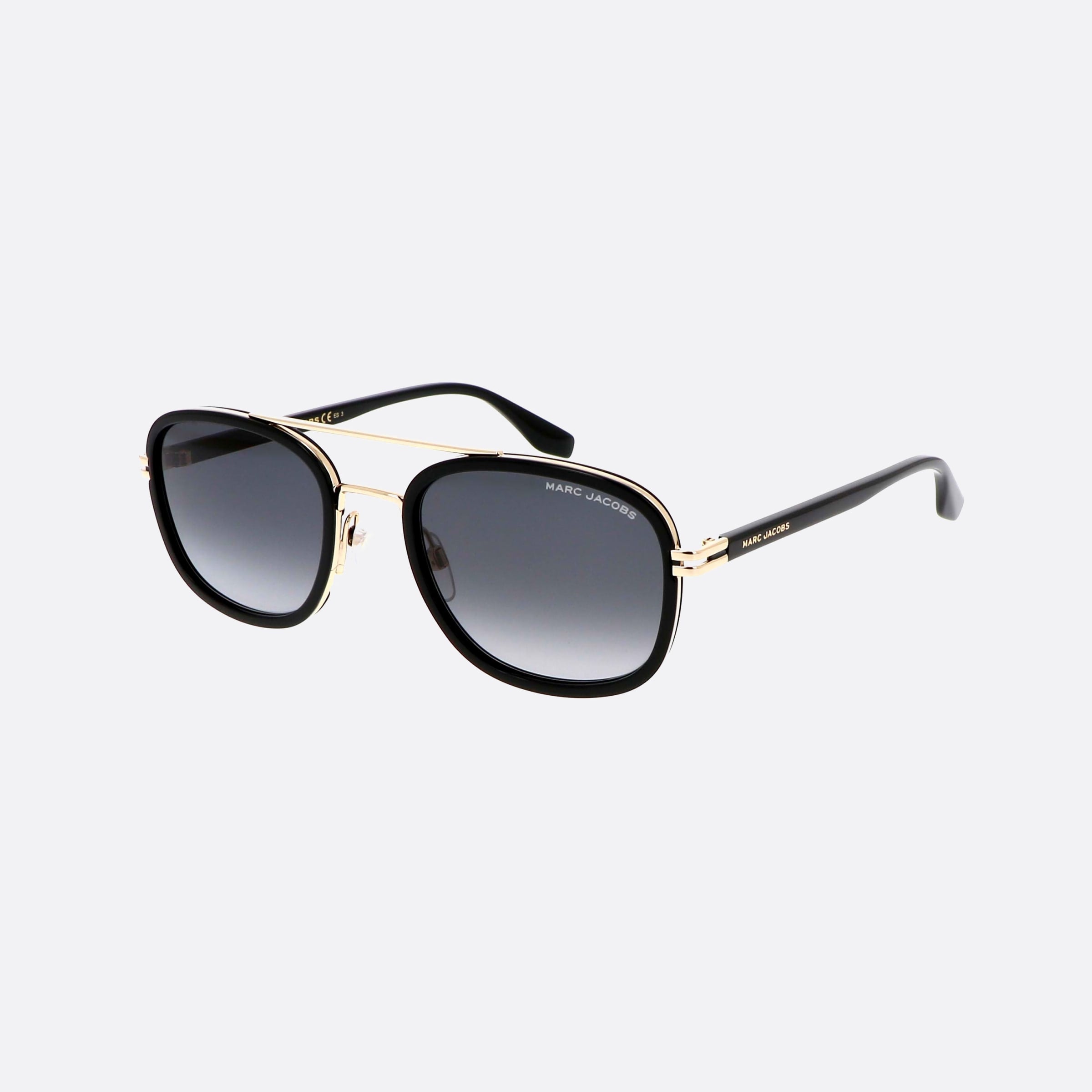 Marc 54mm Jacobs Marc Black Oval Men Sunglasses - Main View
