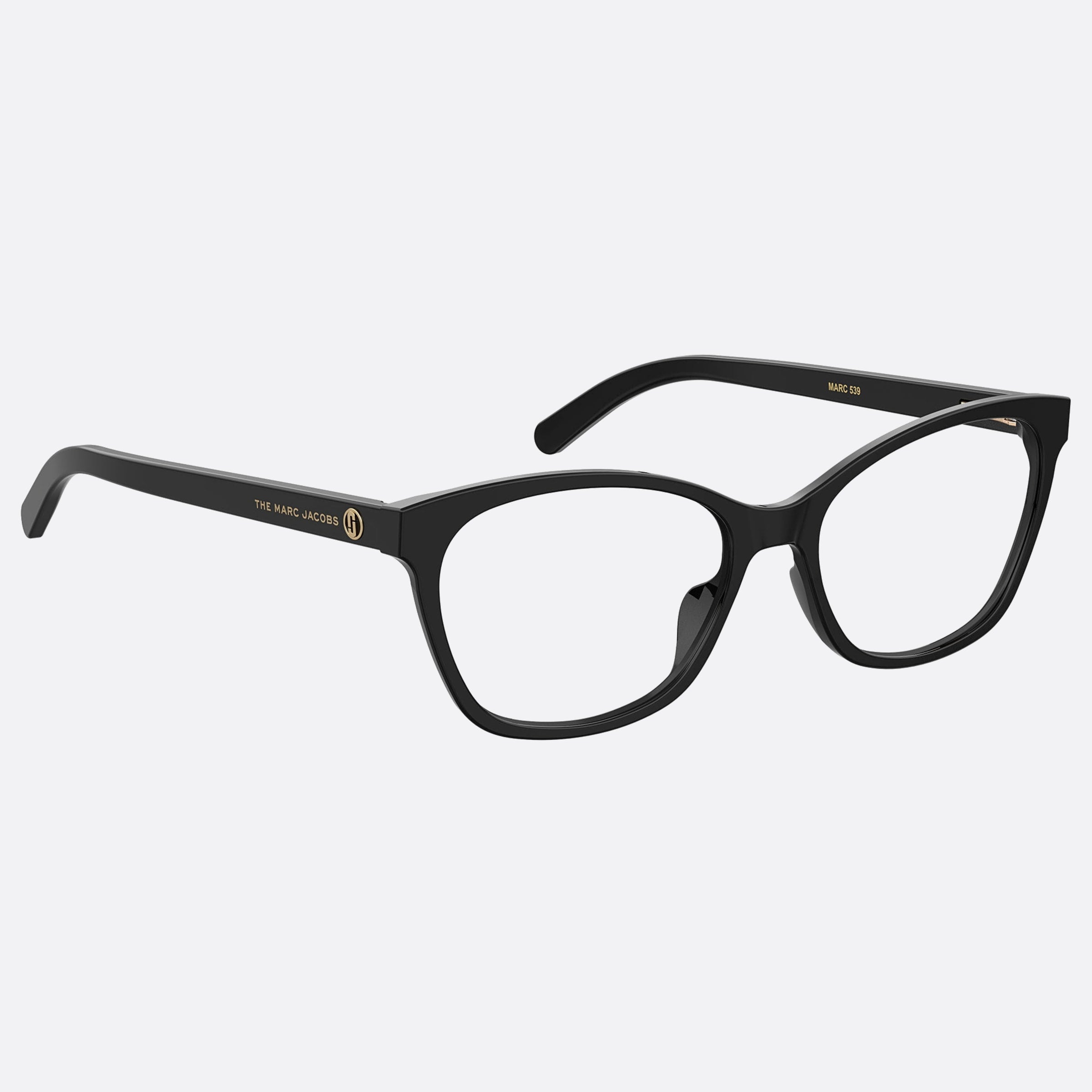 Marc 53mm Jacobs Marc Black Geometric Women Eyeglasses - Detail View