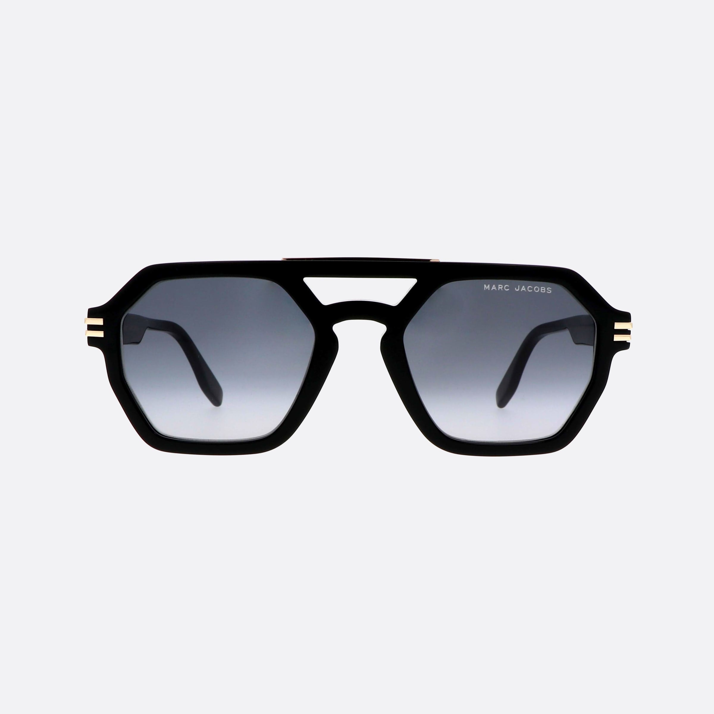 Marc 53mm Jacobs Marc Black Geometric Men Sunglasses - Side View