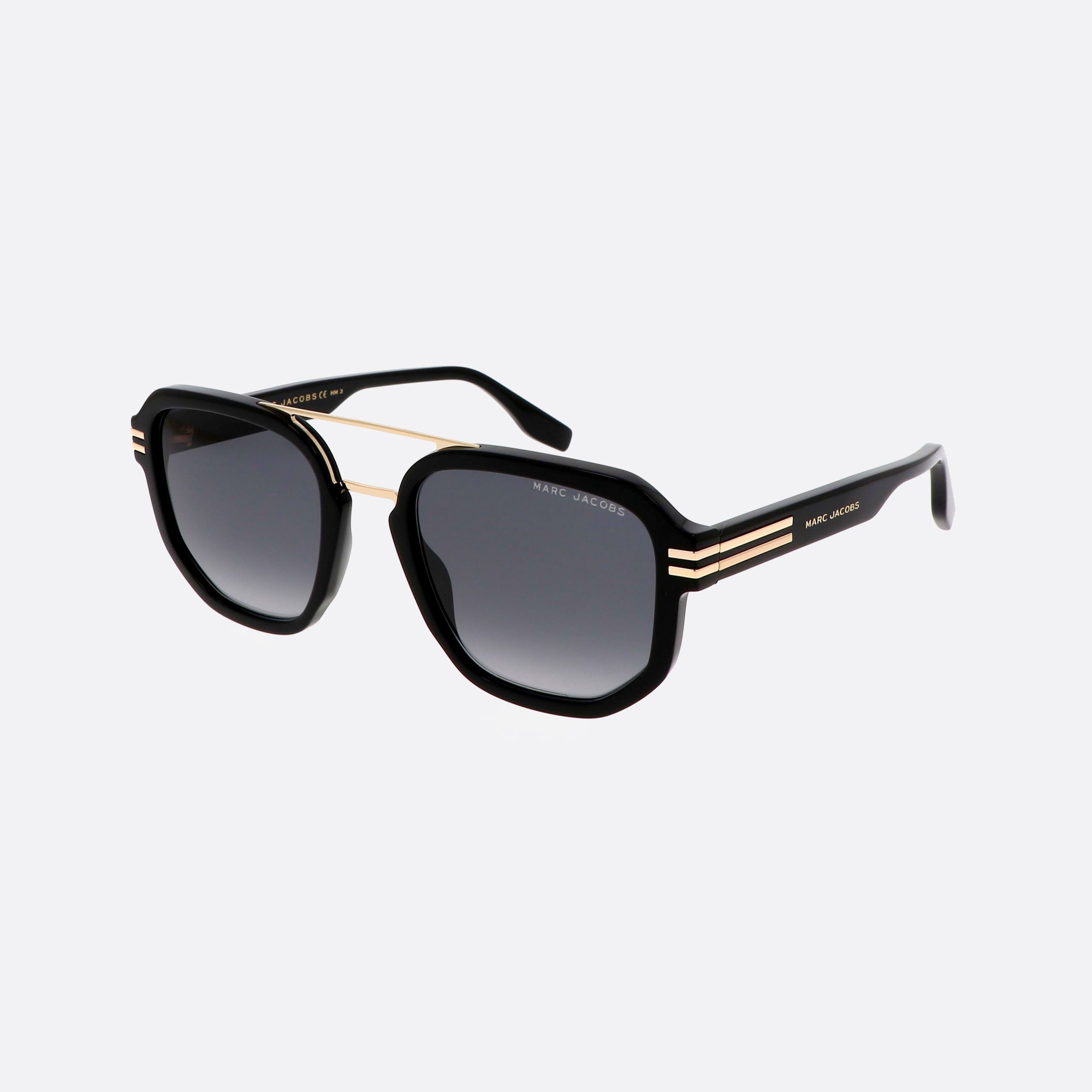Marc 53mm Jacobs Marc Black Visor Men Sunglasses - Main View