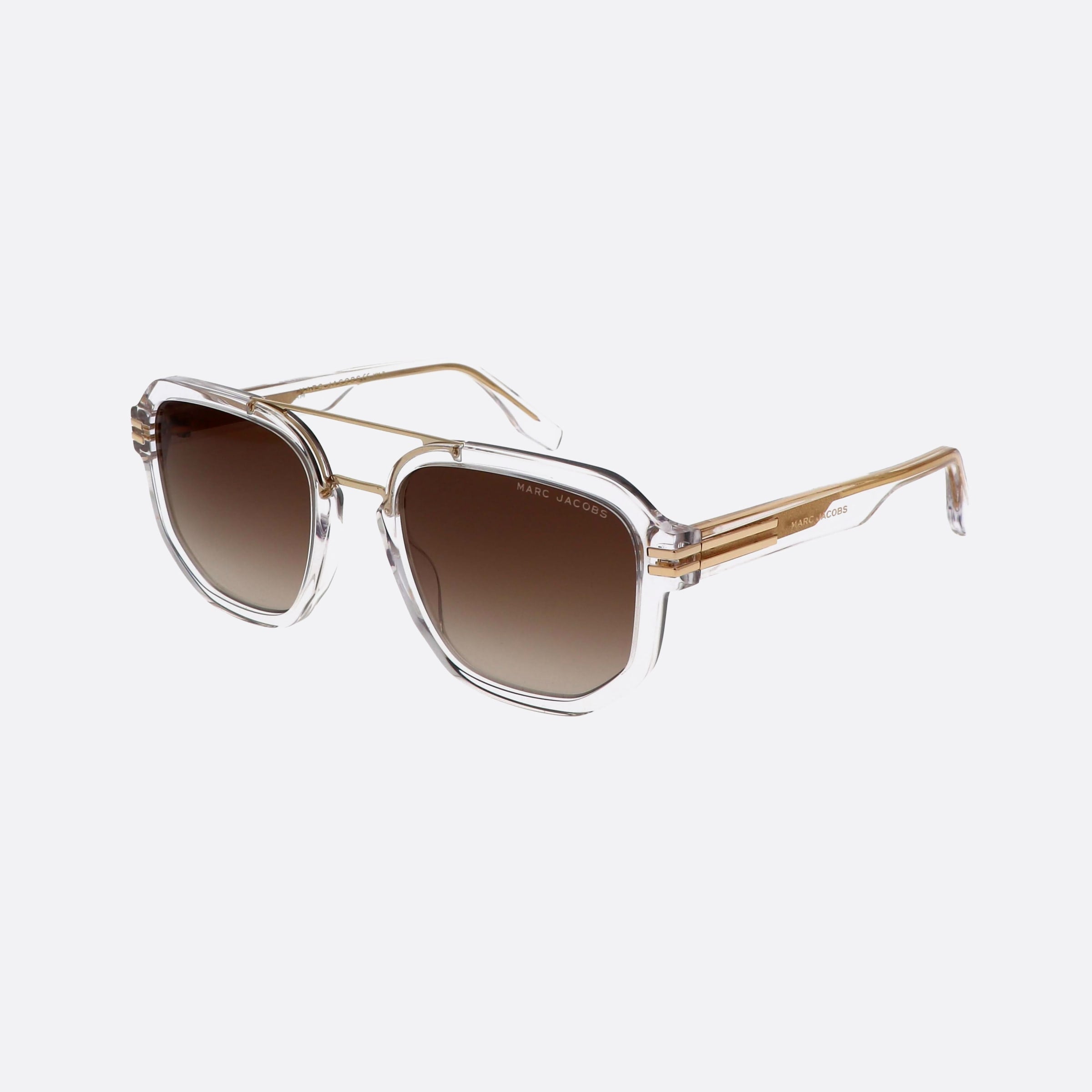 Marc 53mm Jacobs Marc 900ha Clear Oval Unisex Sunglasses - Main View