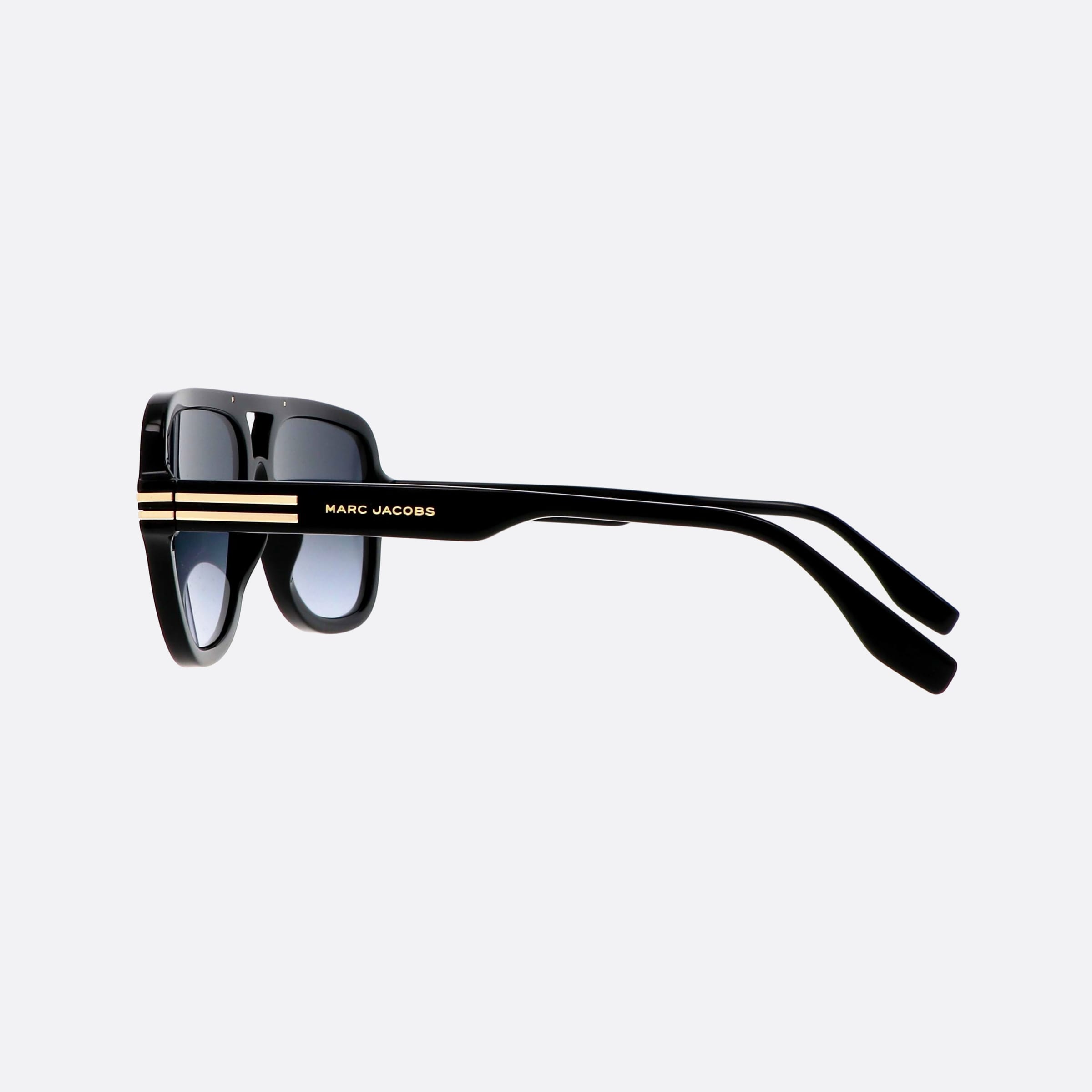 Marc 58mm Jacobs Marc 8079o Black Pilot Unisex Sunglasses - Detail View