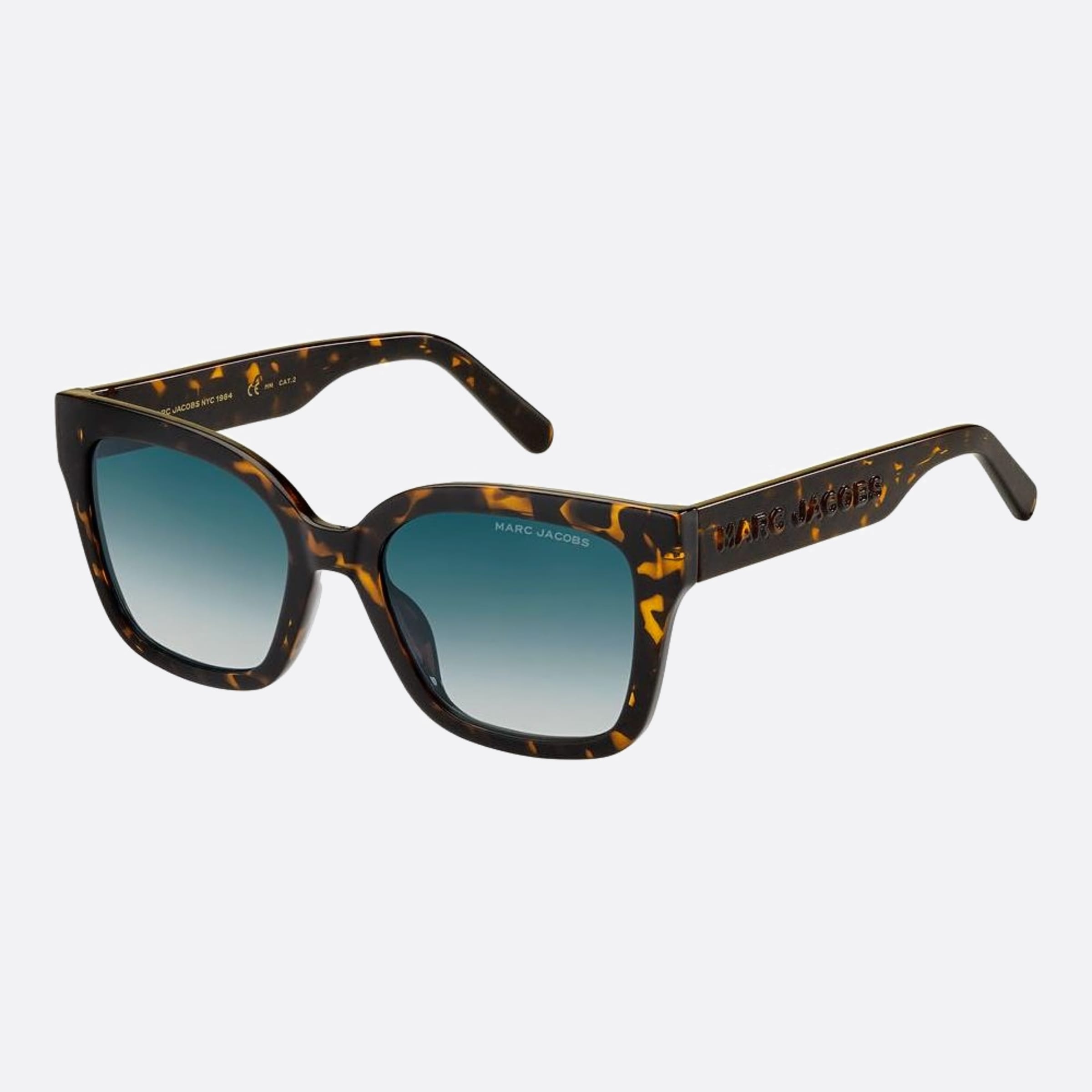 Marc 53mm Jacobs Marc Havana Squared Women Sunglasses - Side View