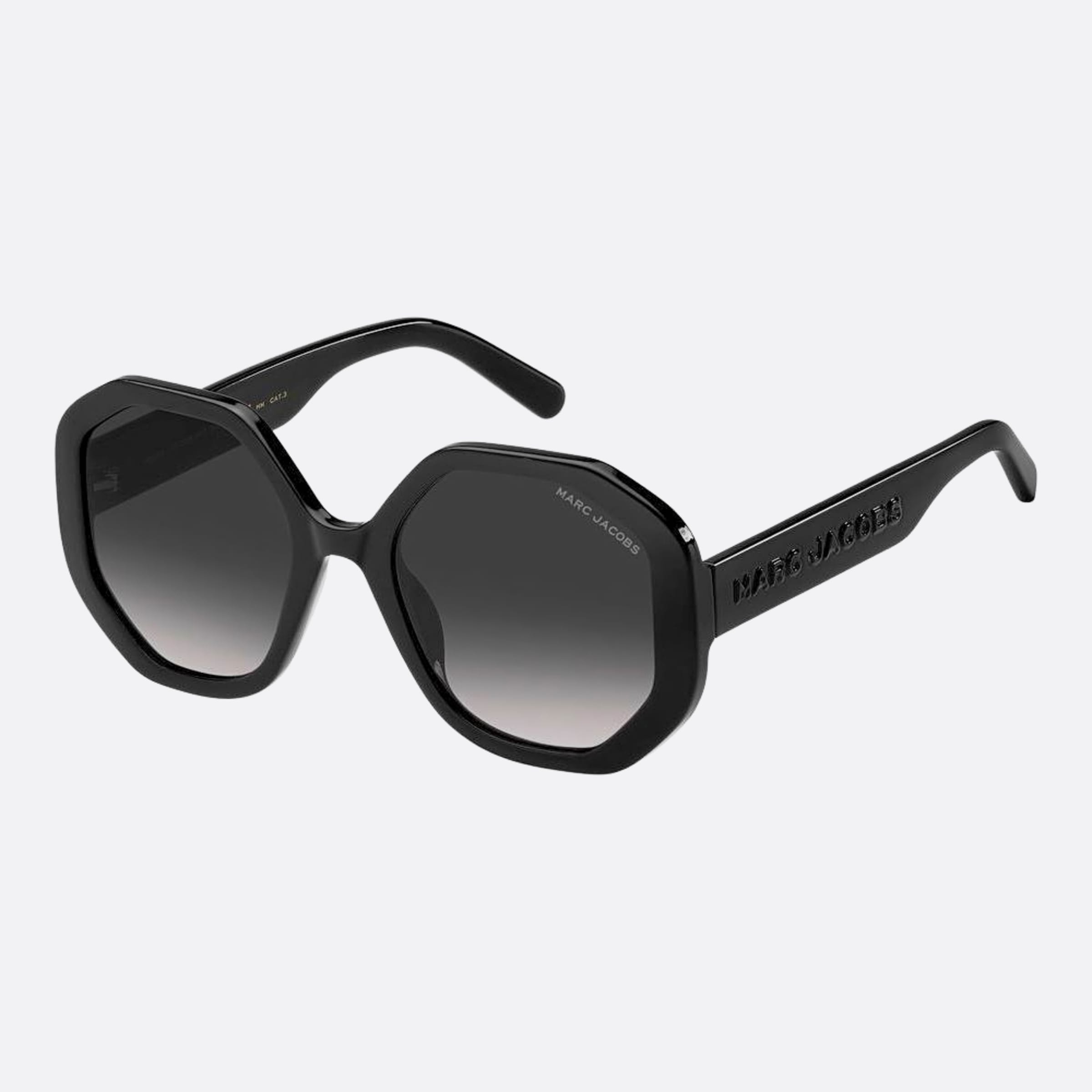 Marc 53mm Jacobs Marc Black Geometric Women Sunglasses - Side View