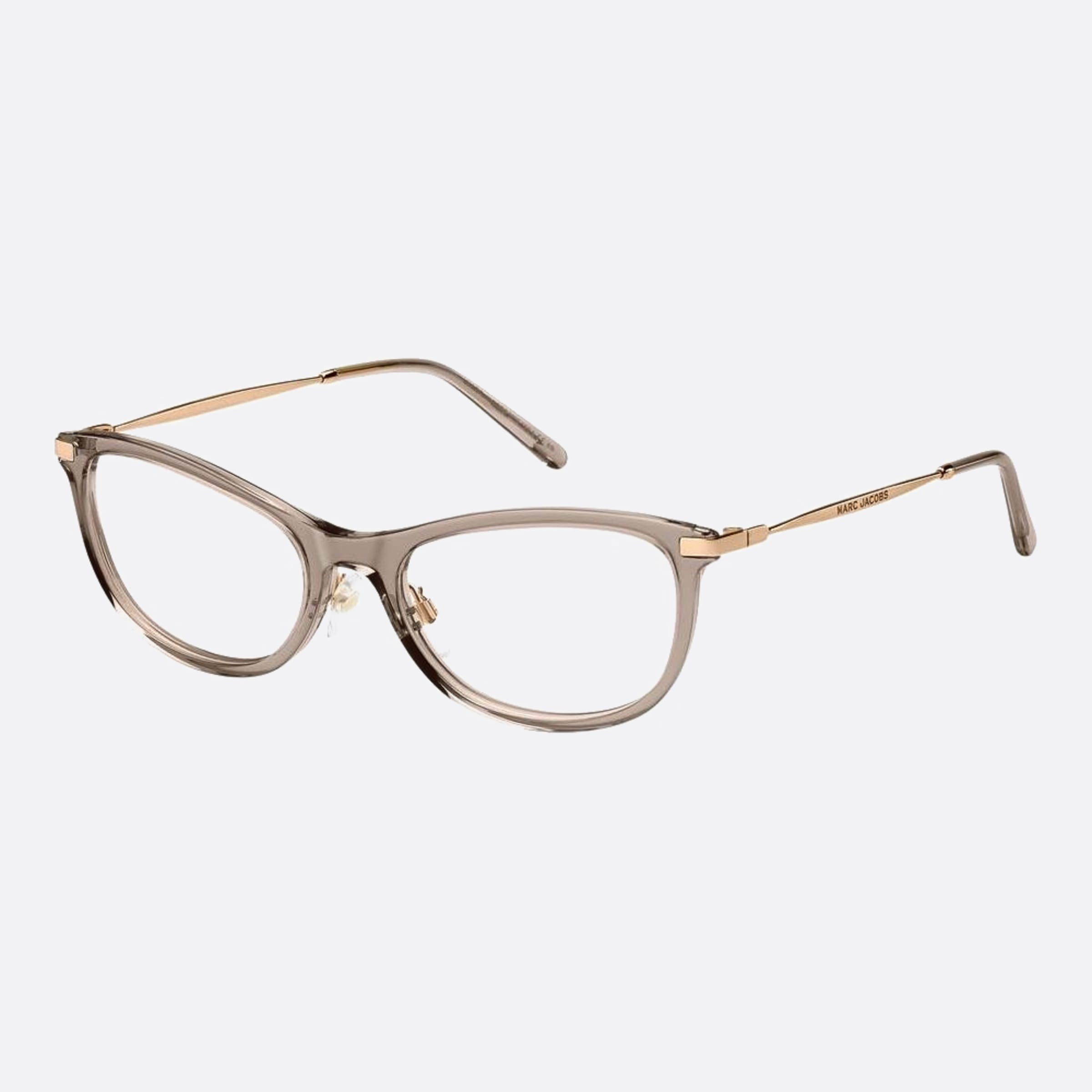 Marc 53mm Jacobs Marc 10a Brown Squared Women Eyeglasses - Side View