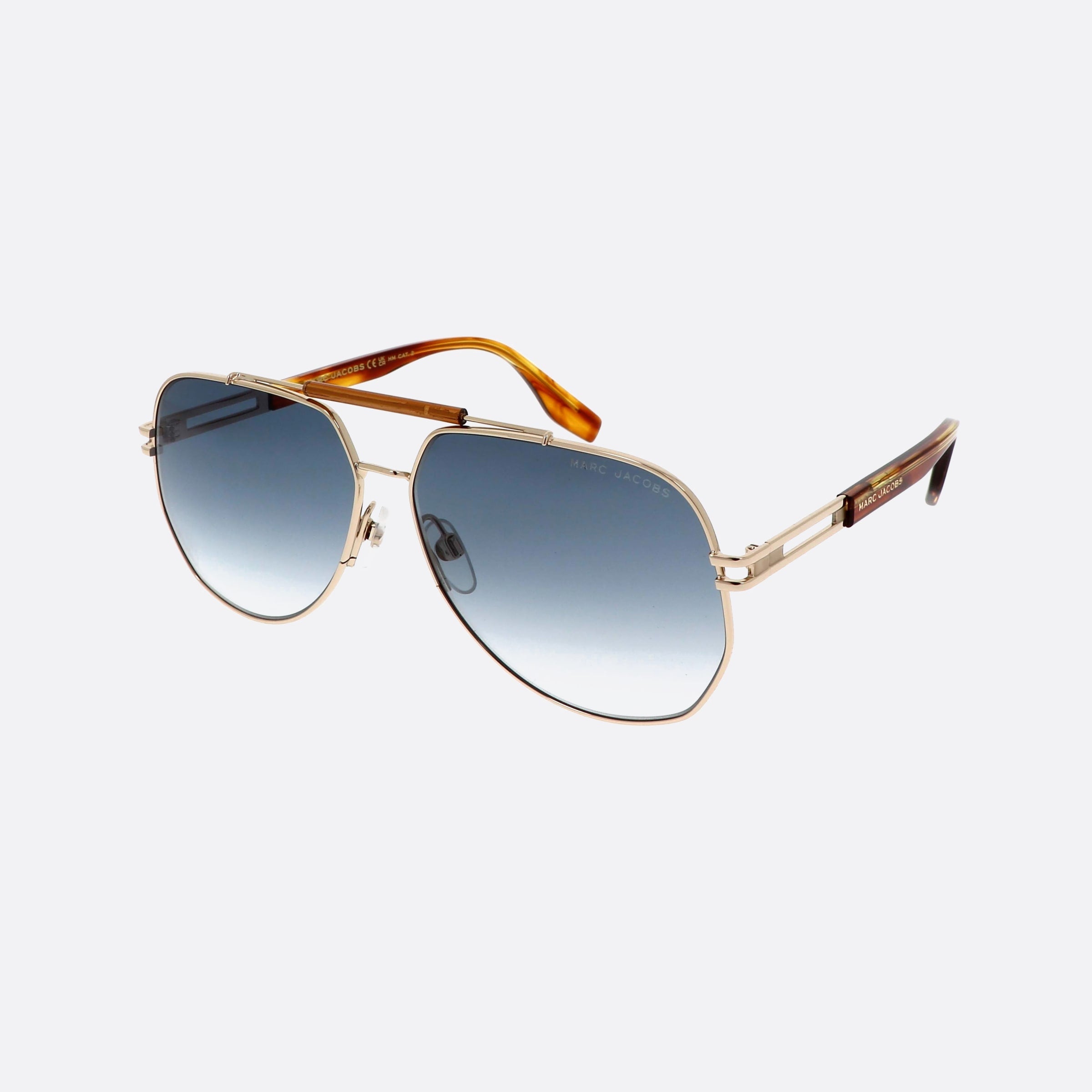Marc 61mm Jacobs Marc Hr308 Gold Pilot Men Sunglasses - Main View