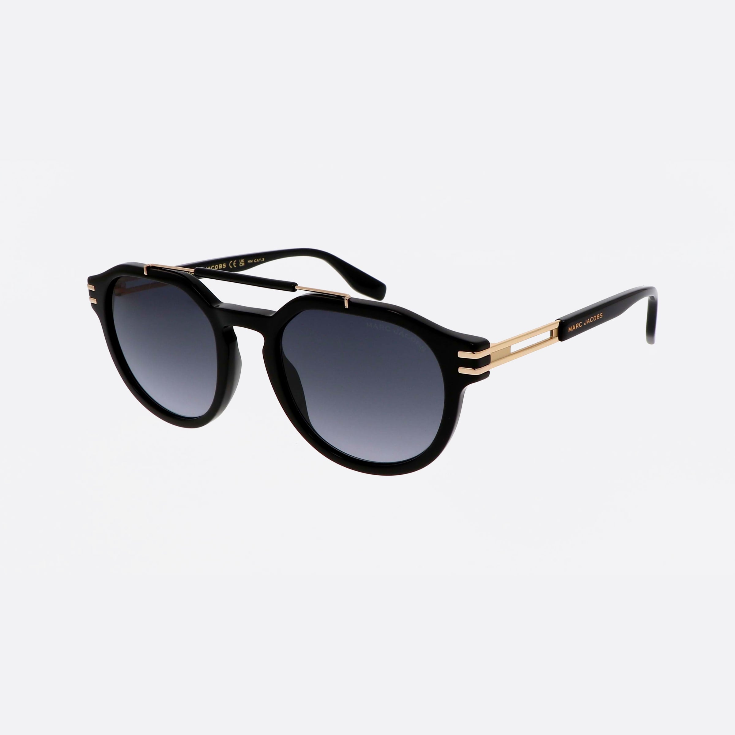 Marc 52mm Jacobs Marc Black Pilot Men Sunglasses - Main View