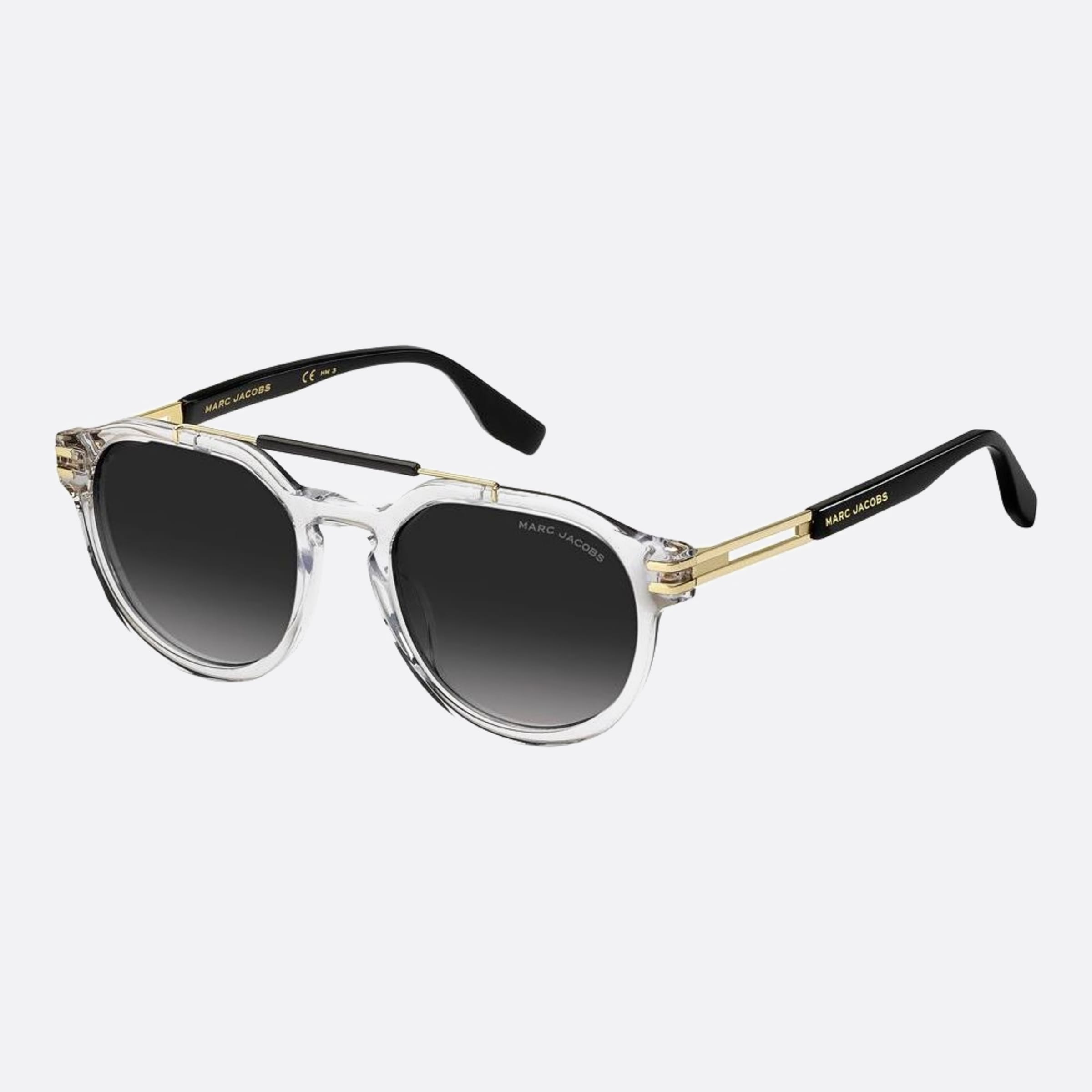 Marc 52mm Jacobs Marc Transparent Pilot Men Sunglasses - Side View