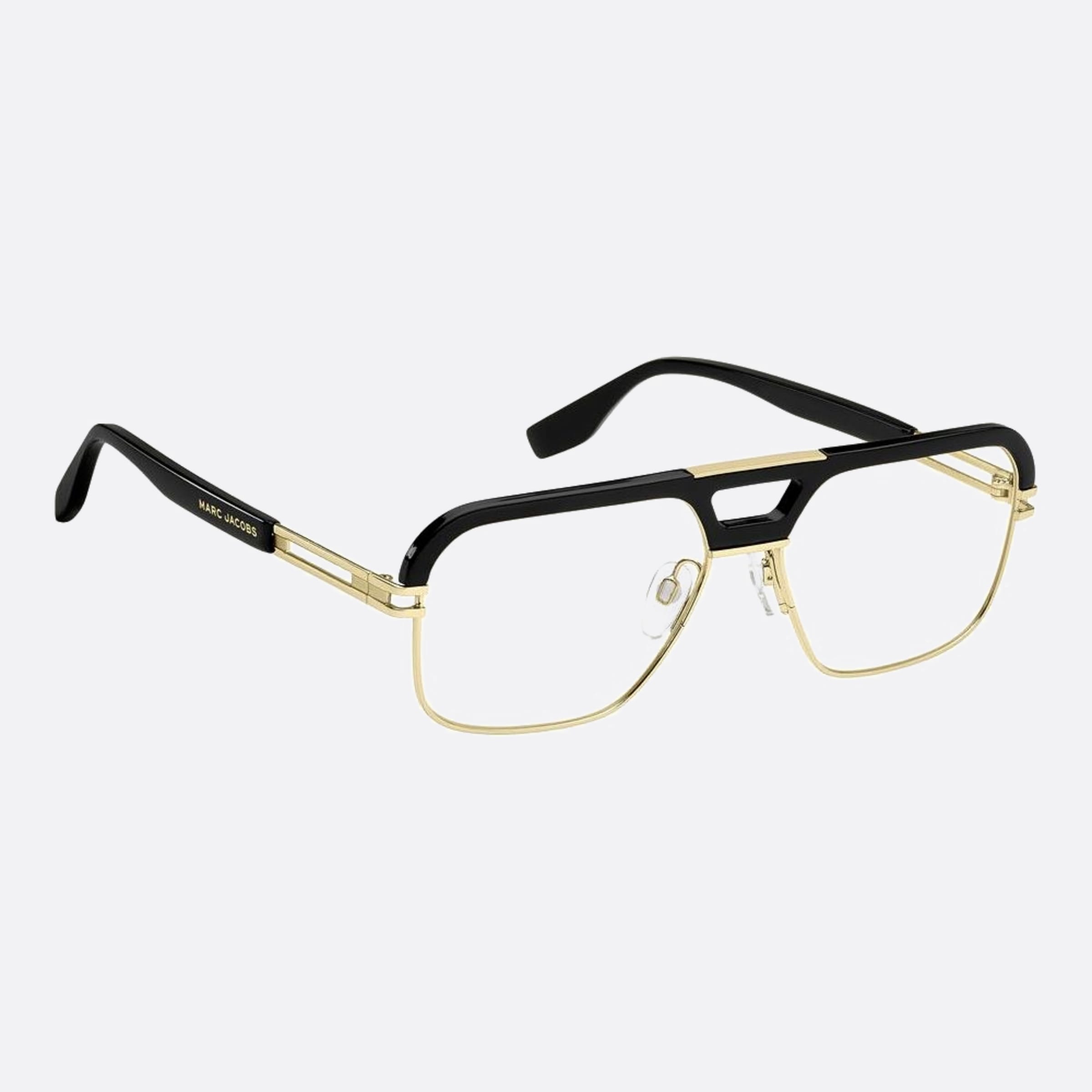 Marc 58mm Jacobs Marc Rhl Gold Squared Men Eyeglasses - Detail View