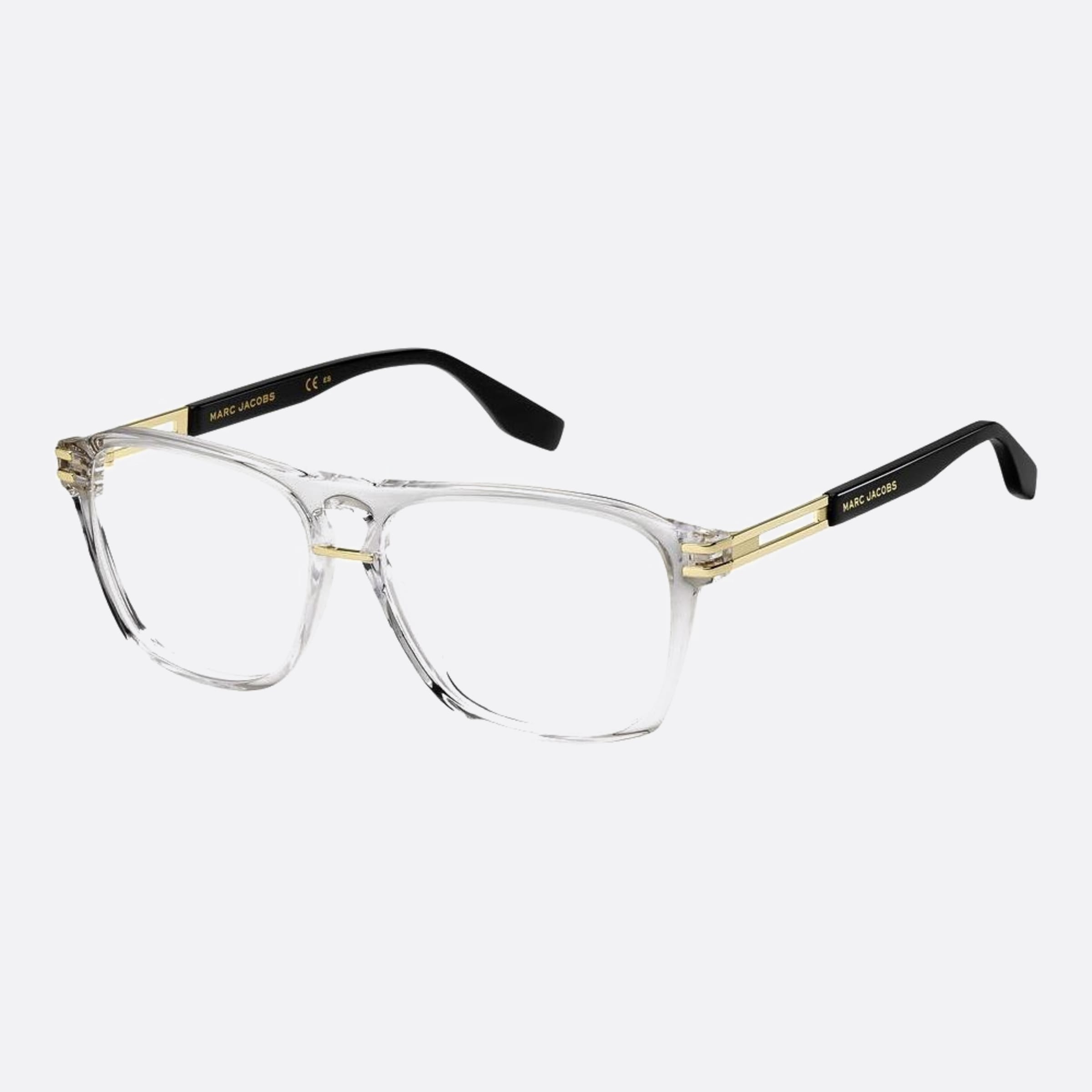 Marc 56mm Jacobs Marc Transparent Squared Men Eyeglasses - Side View