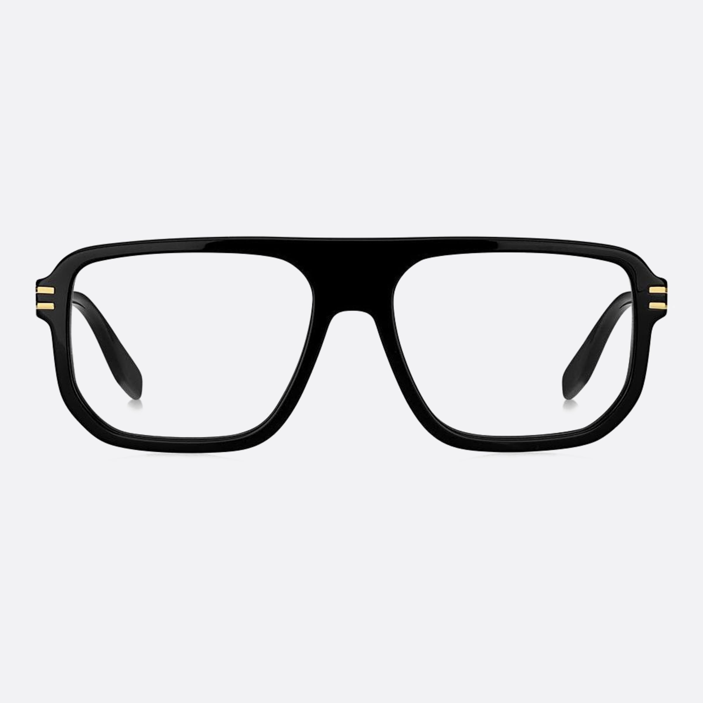Marc 56mm Jacobs Marc Black Visor Men Eyeglasses - Main View