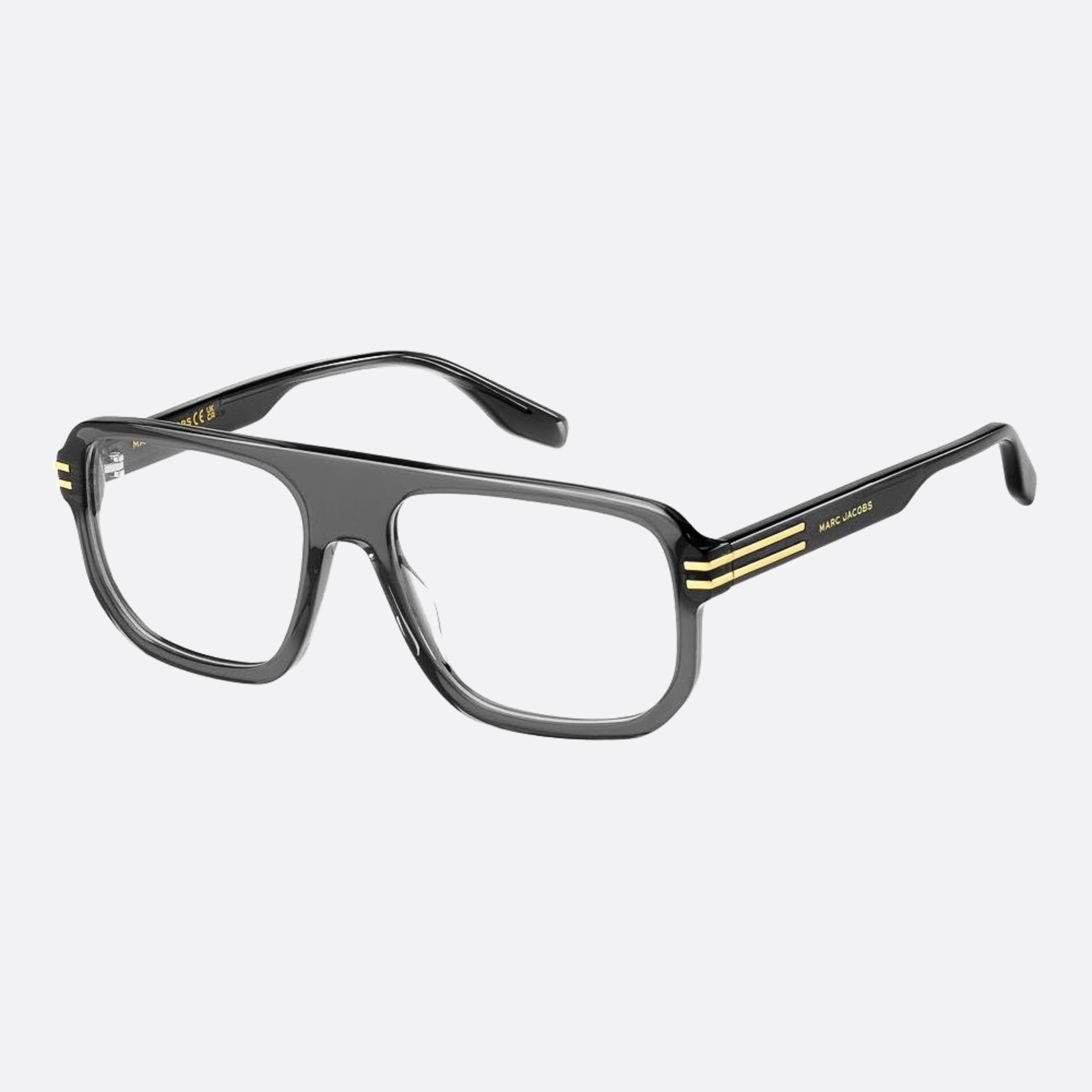 Marc 56mm Jacobs Marc Ft3 Grey Visor Men Eyeglasses - Side View