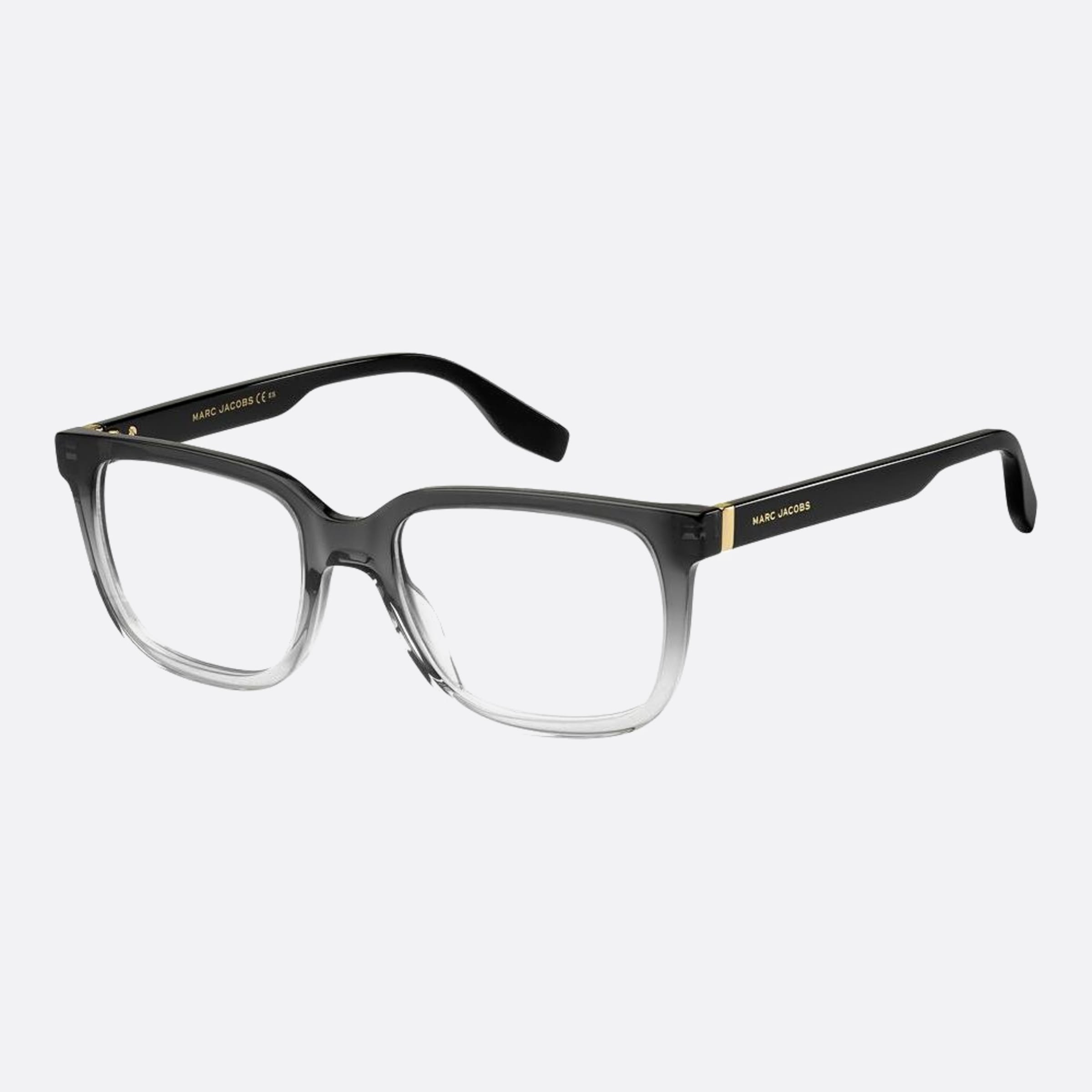 Marc 53mm Jacobs Marc 7c5 Black Squared Men Eyeglasses - Side View