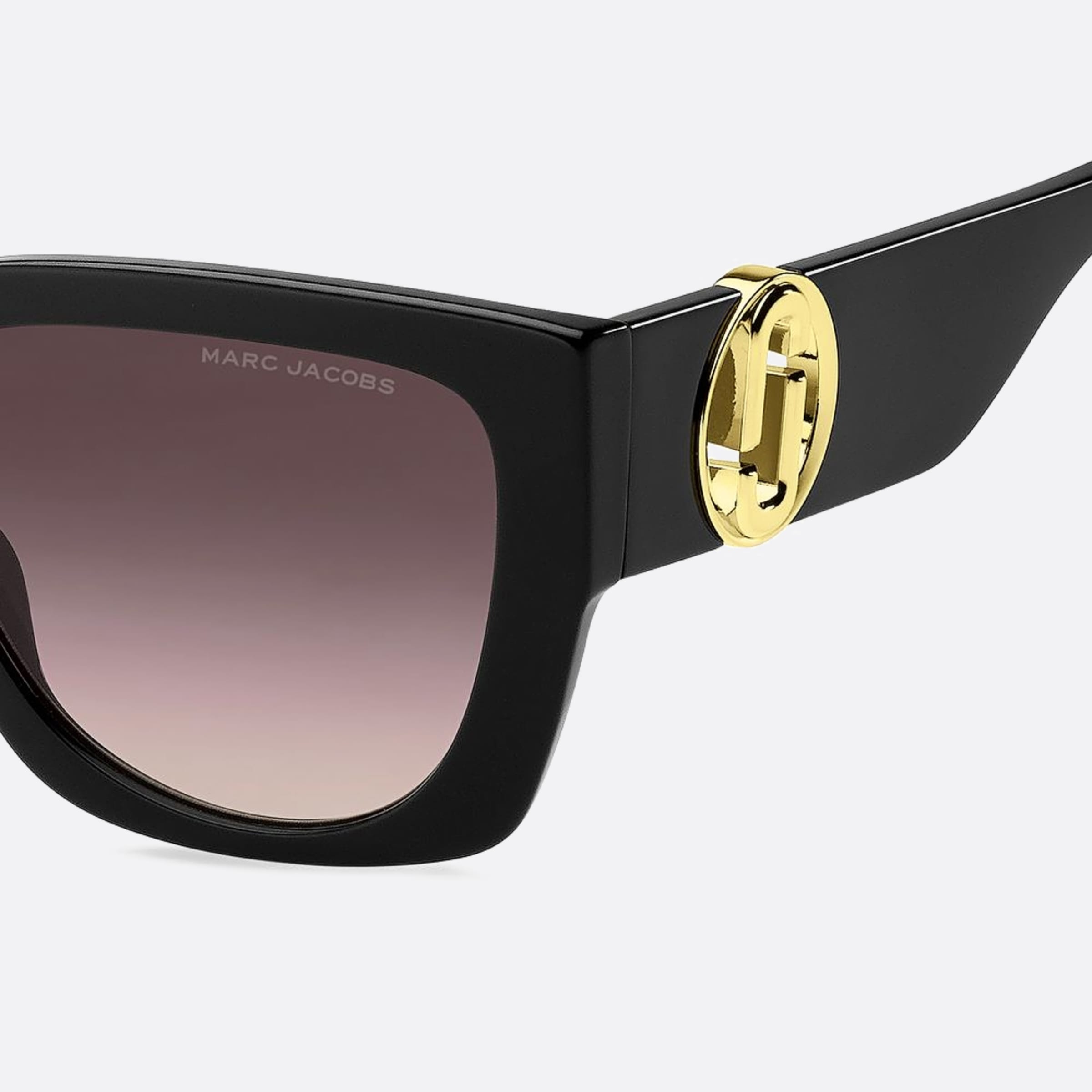 Marc 54mm Jacobs Marc Black Geometric Women Sunglasses - Detail View