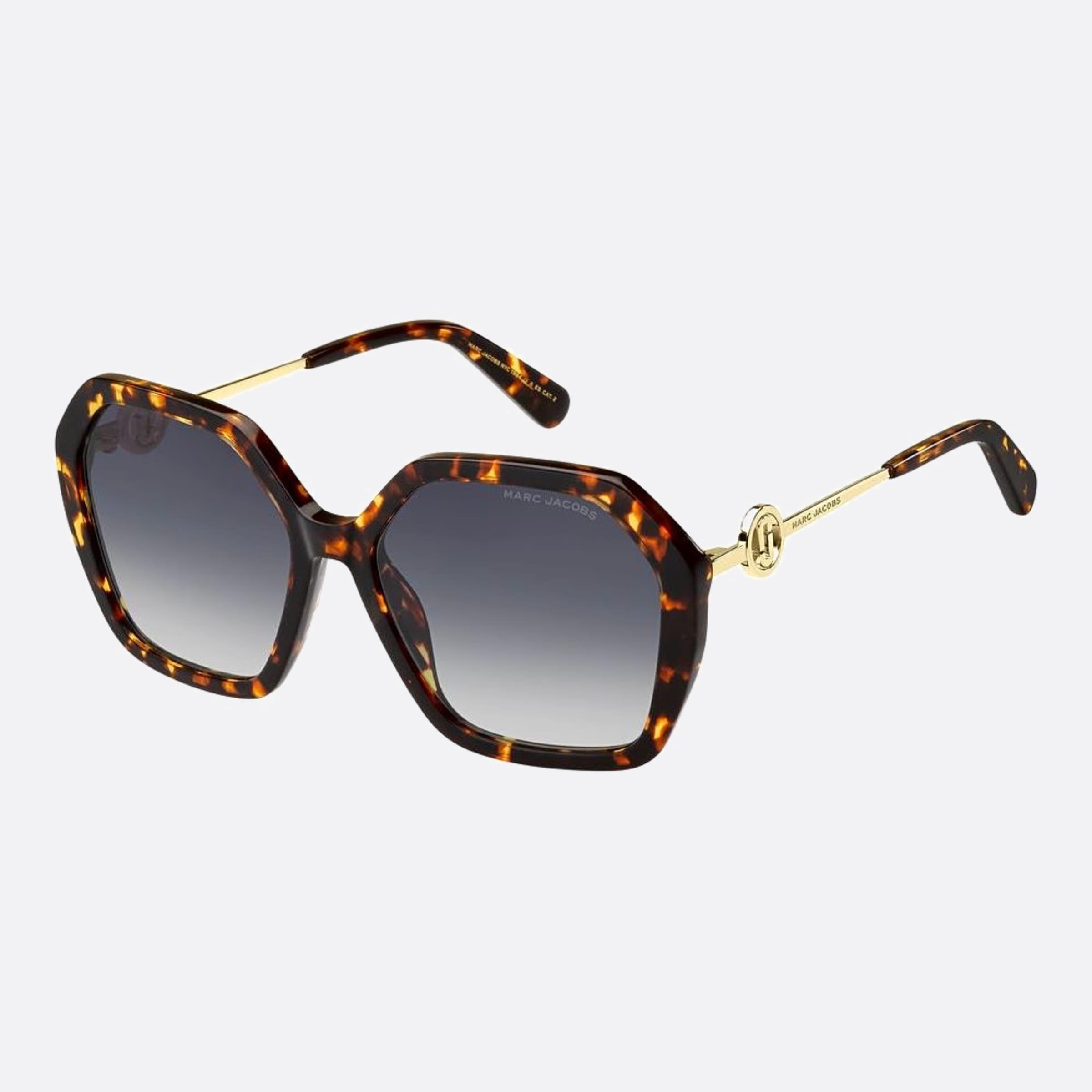 Marc 57mm Jacobs Marc Havana Geometric Women Sunglasses - Side View
