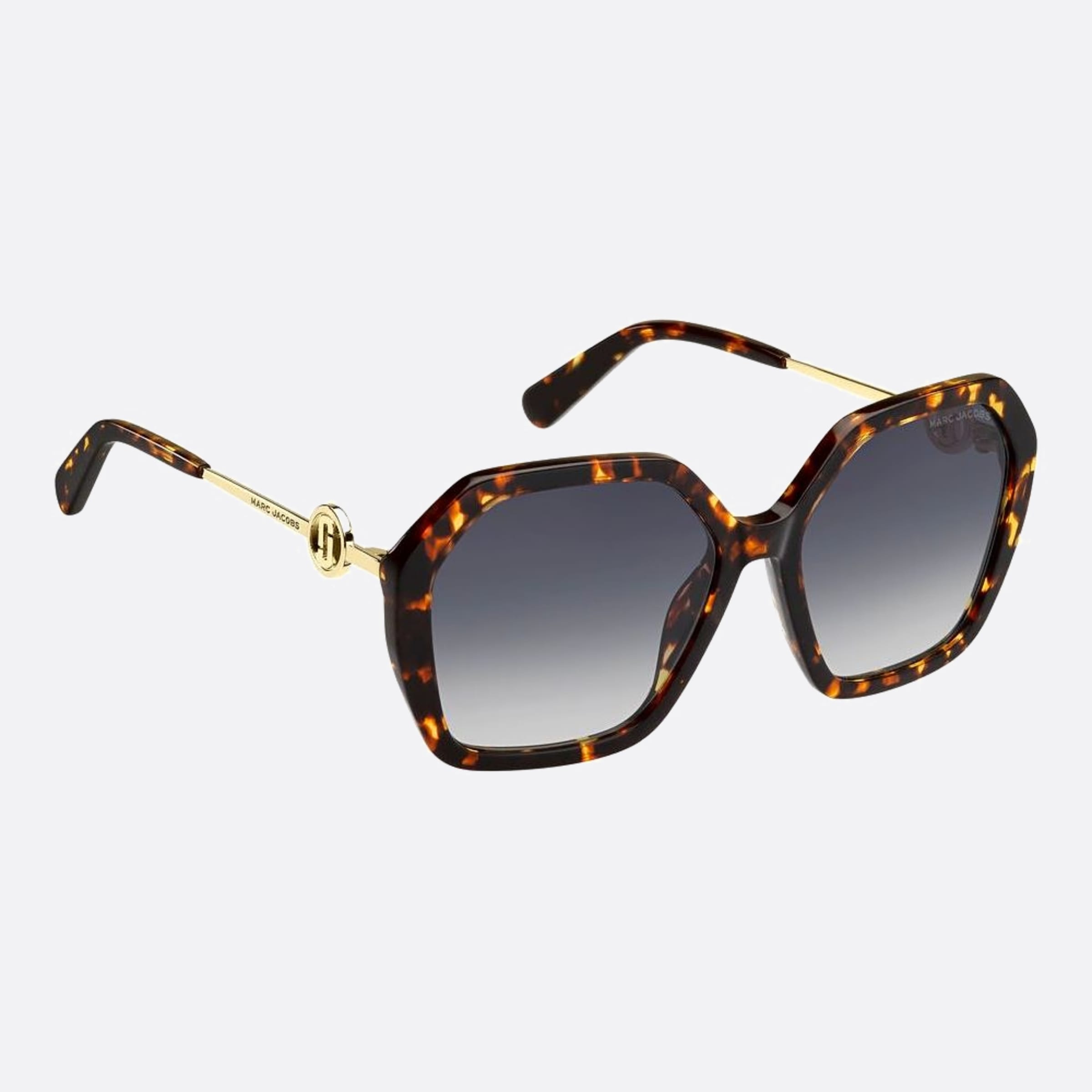 Marc 57mm Jacobs Marc Havana Geometric Women Sunglasses - Detail View