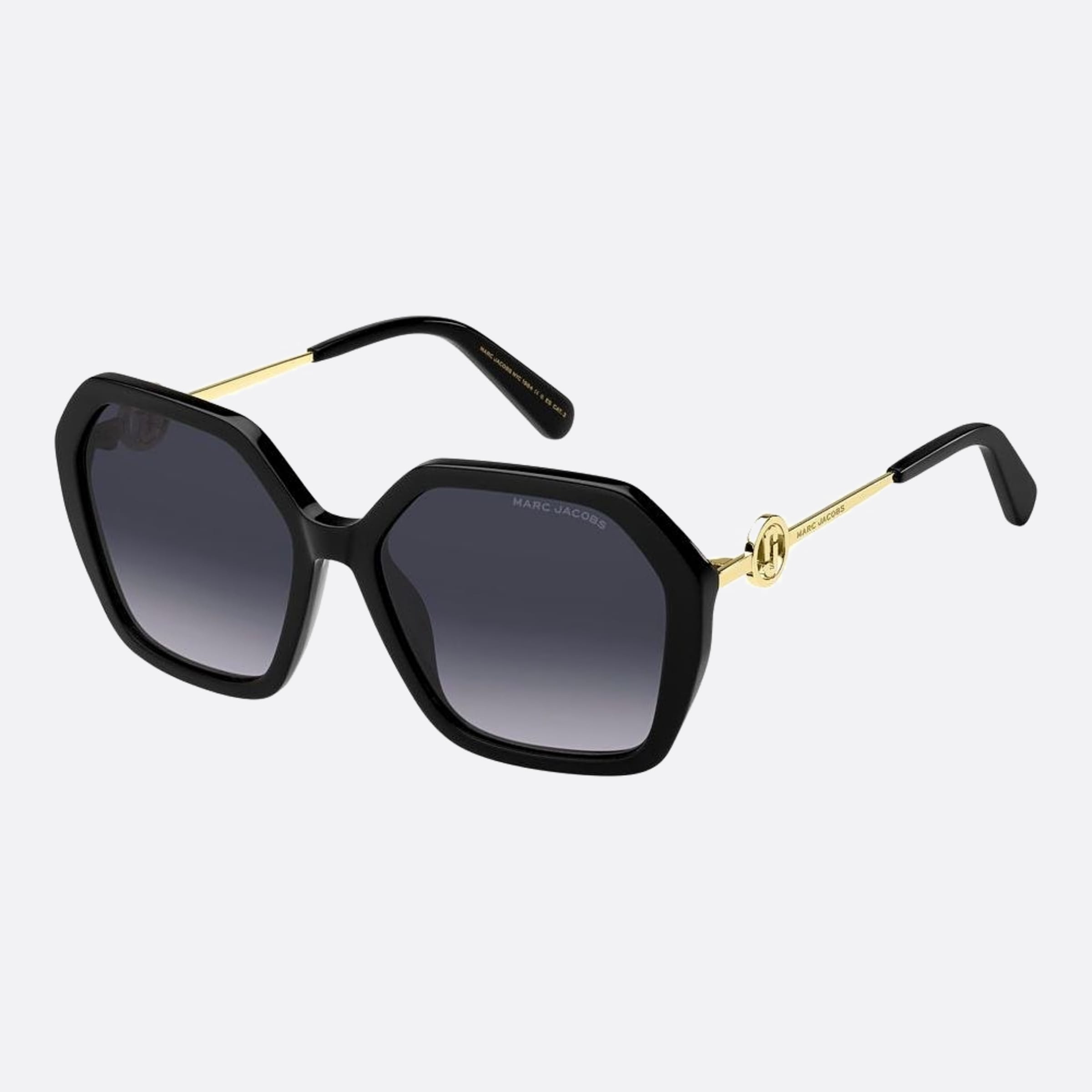 Marc 57mm Jacobs Marc Black Geometric Women Sunglasses - Side View