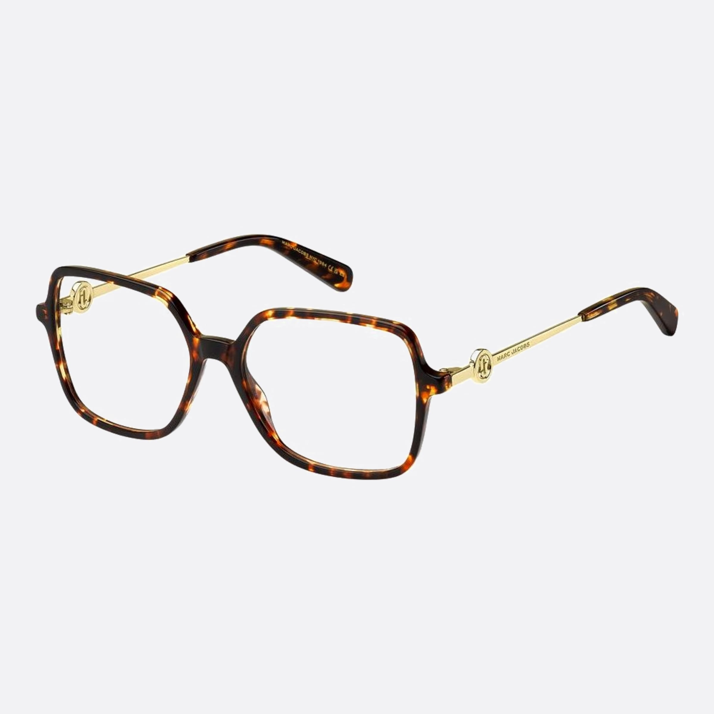Marc 54mm Jacobs Marc Havana Squared Women Eyeglasses - Side View