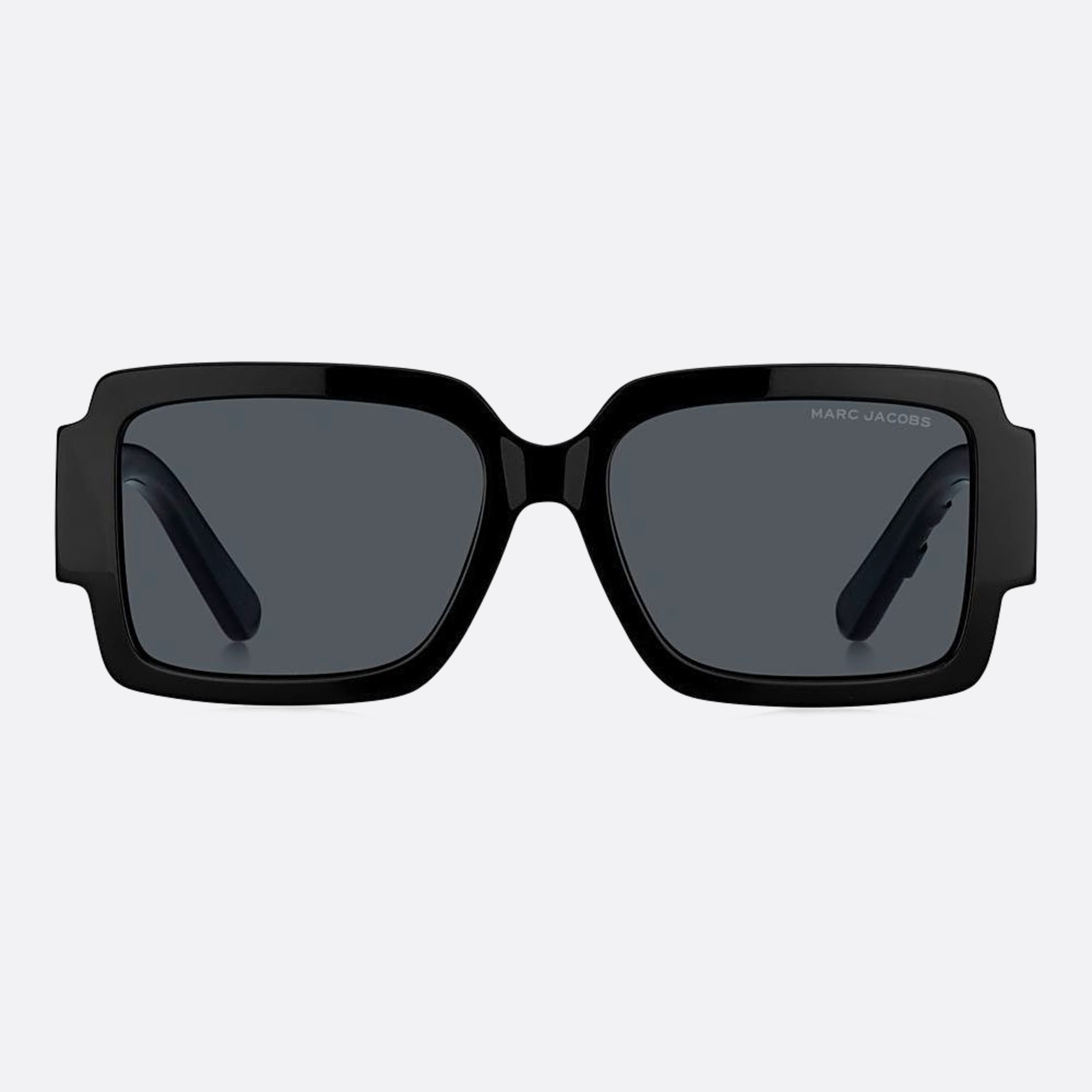 Marc 55mm Women's Jacobs Marc 80s Black Squared Sunglasses - Main View