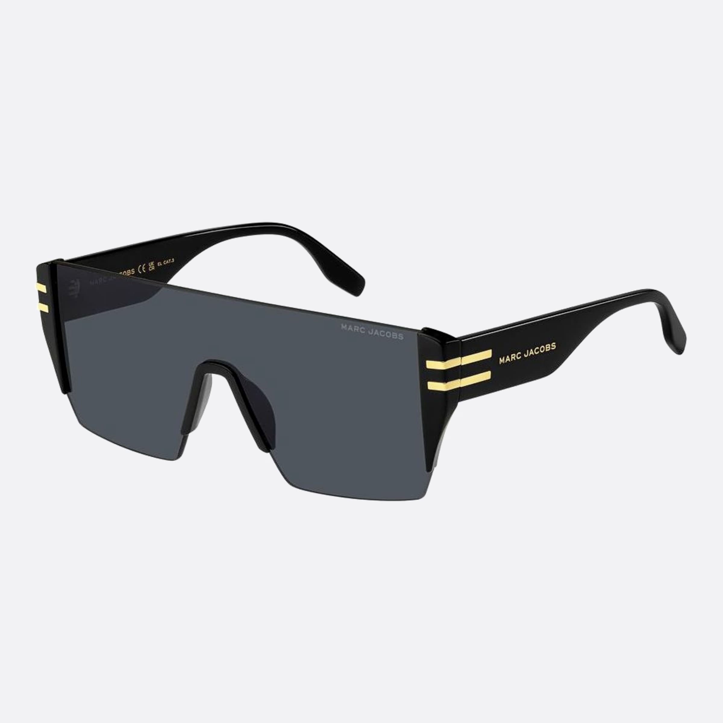Marc 99mm Jacobs Marc Black Shield Men Sunglasses - Side View