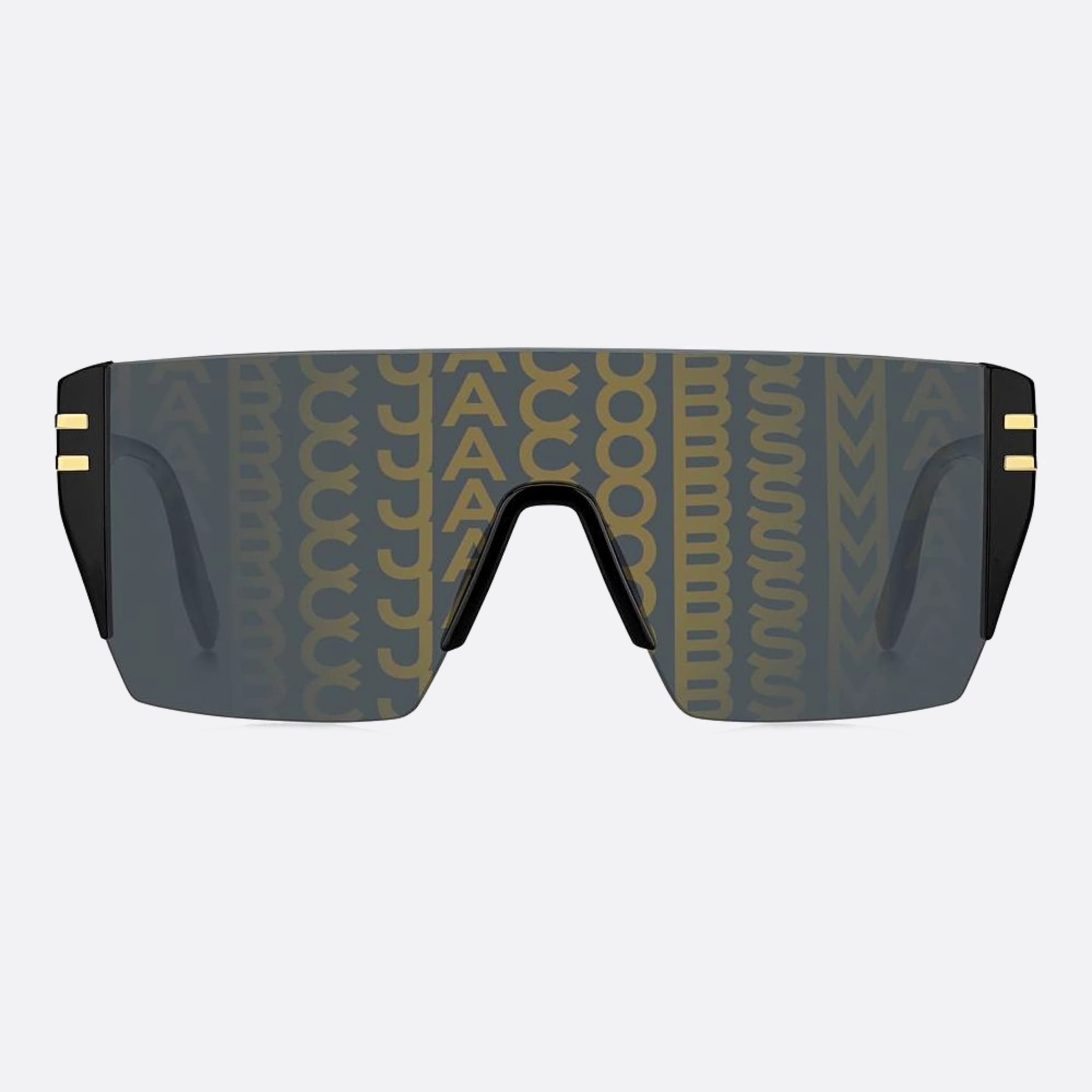 Marc 99mm Jacobs Marc Nzu Black Shield Men Sunglasses - Main View