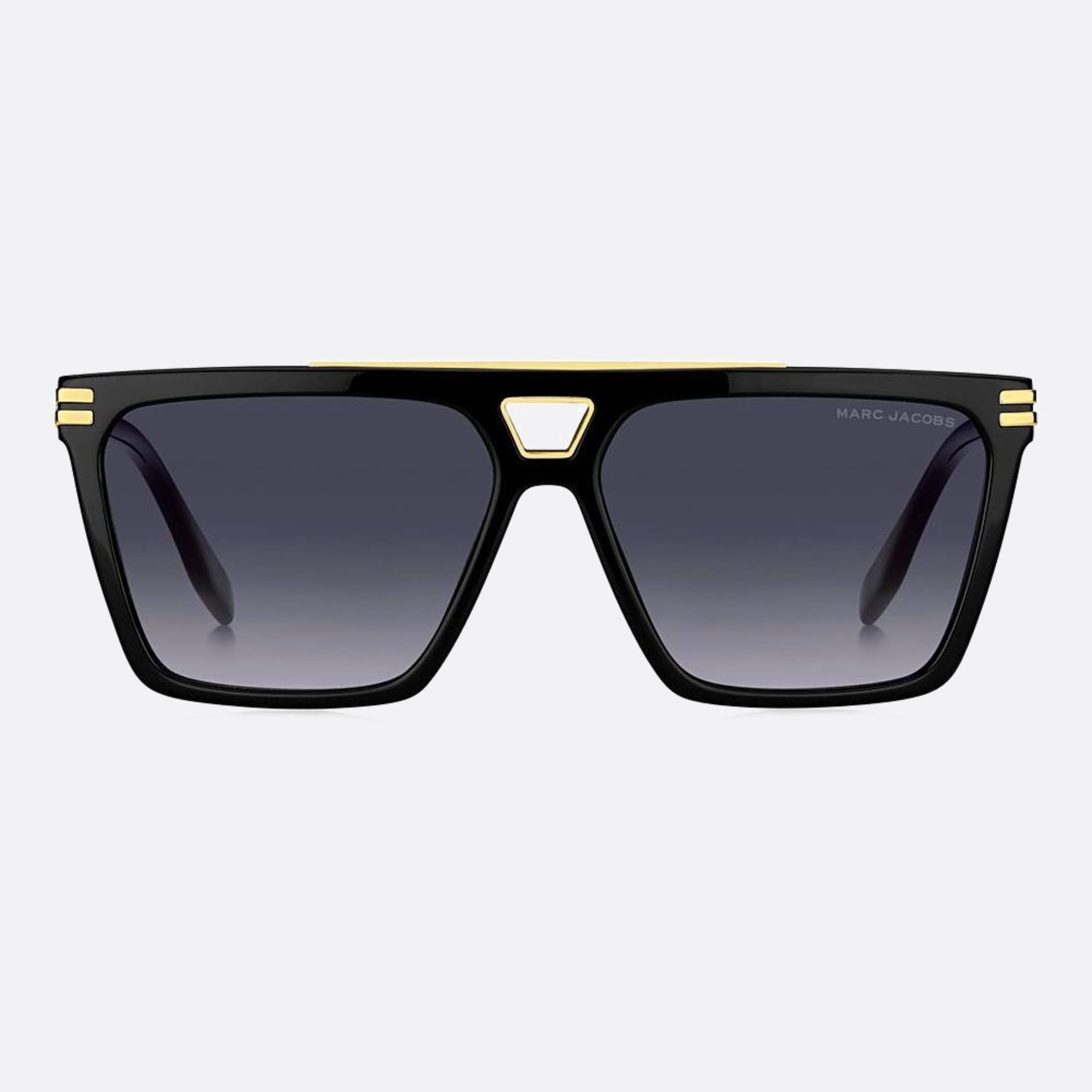 Marc 58mm Jacobs Marc Black Geometric Men Sunglasses - Main View