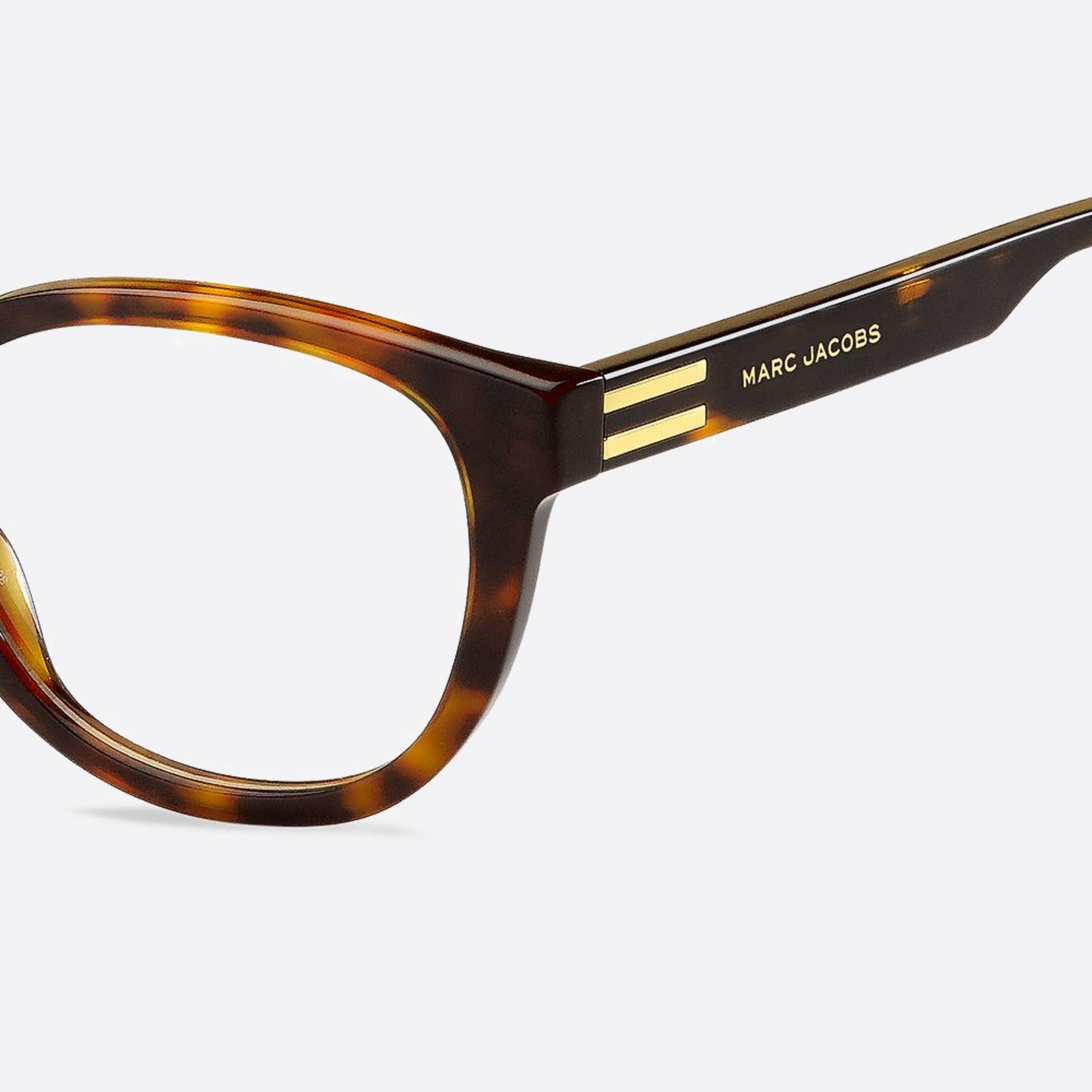 Marc 51mm Jacobs Marc Havana Squared Men Eyeglasses - Detail View