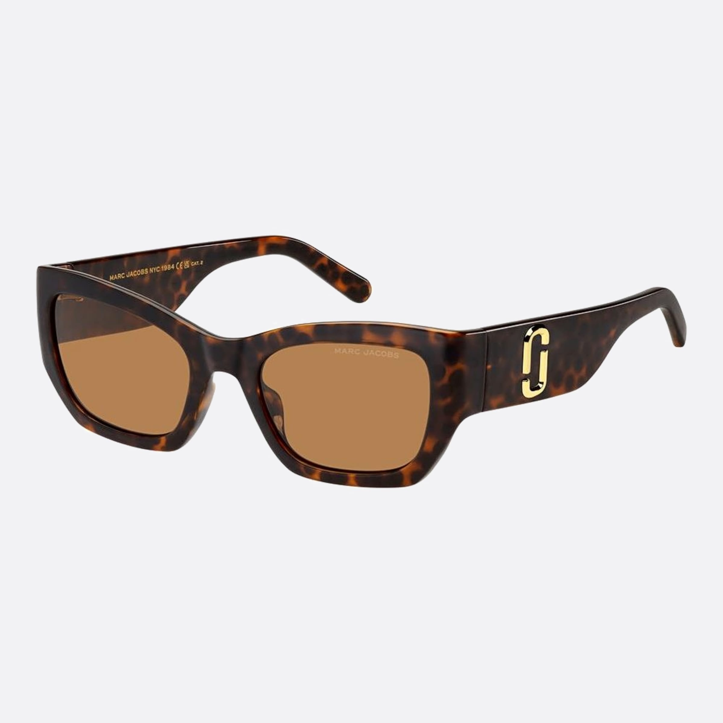 Marc 53mm Jacobs Marc Havana Rectangle Women Sunglasses - Side View