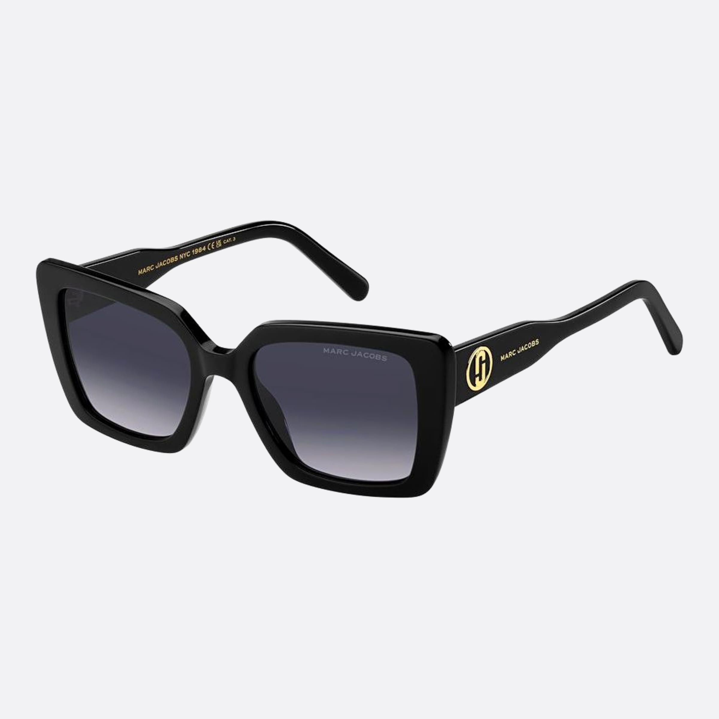 Marc 52mm Jacobs Marc Black Squared Women Sunglasses - Side View