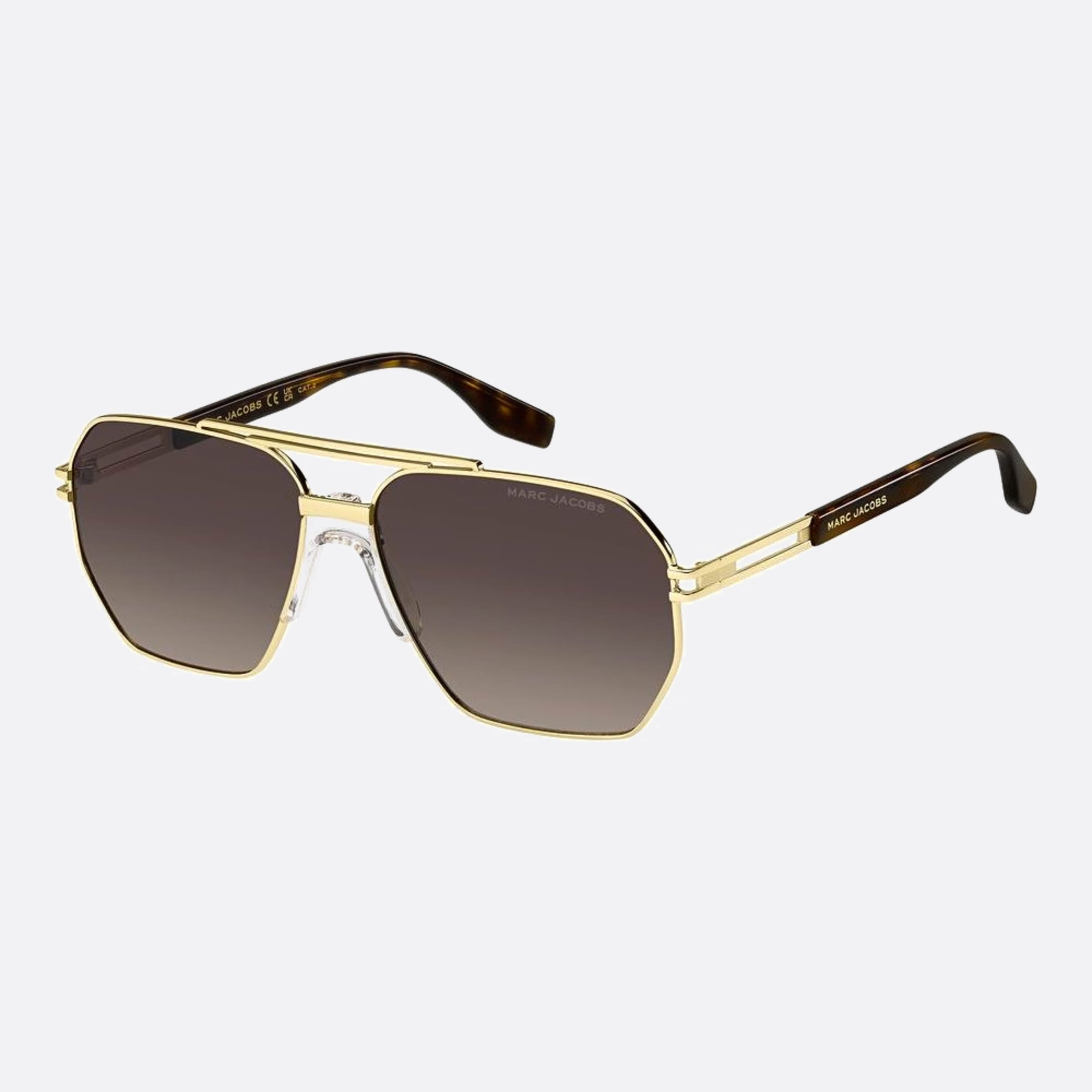Marc 60mm Jacobs Marc 06j Brown Geometric Men Sunglasses - Side View