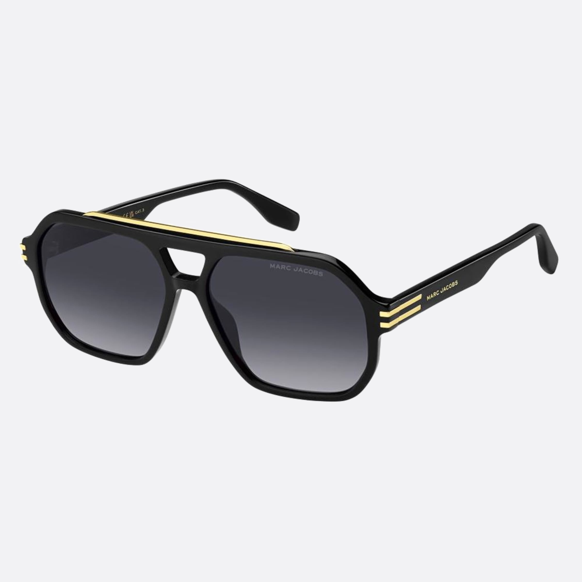 Marc 58mm Jacobs Marc Black Squared Men Sunglasses - Side View
