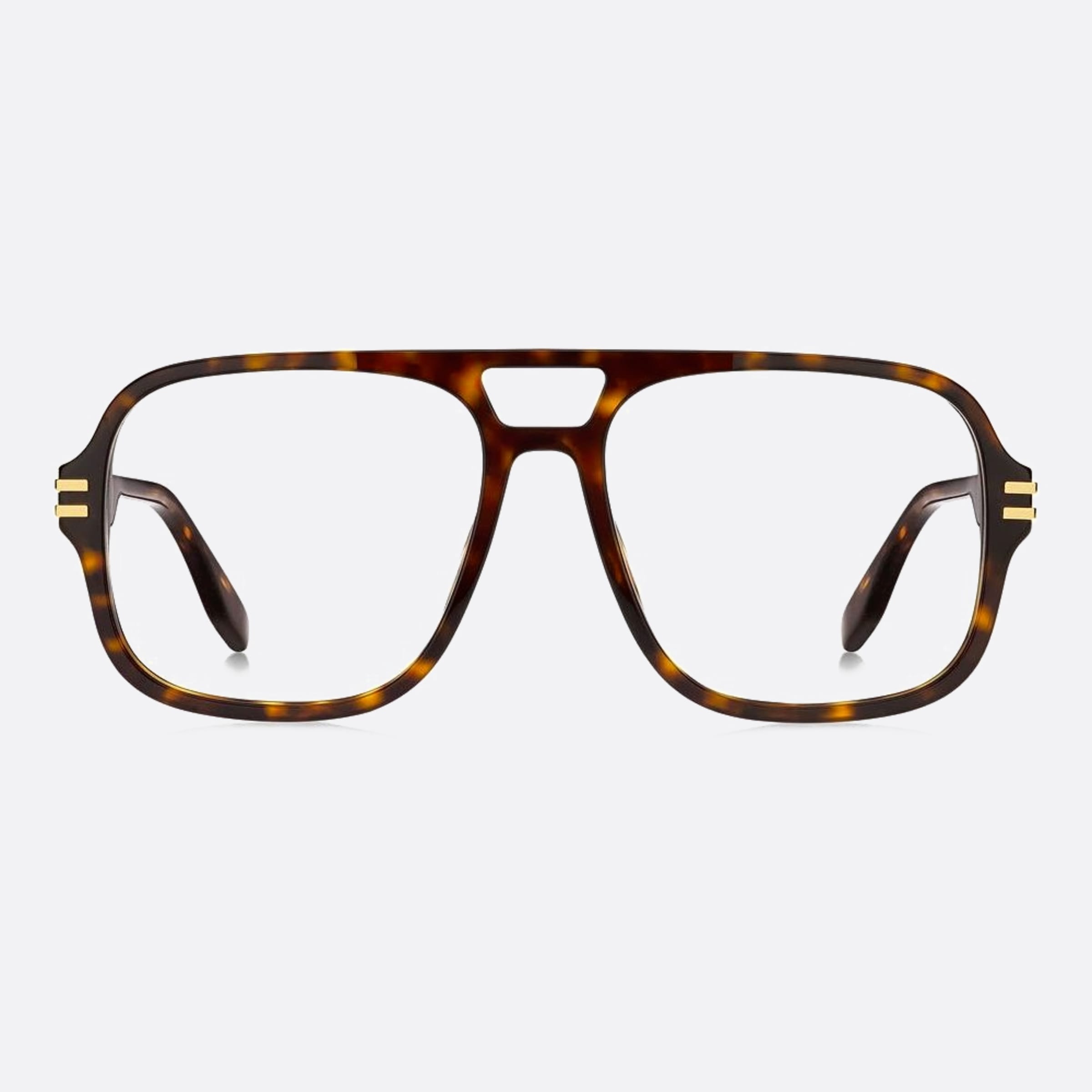 Marc 58mm Jacobs Marc Havana Rectangle Men Eyeglasses - Main View