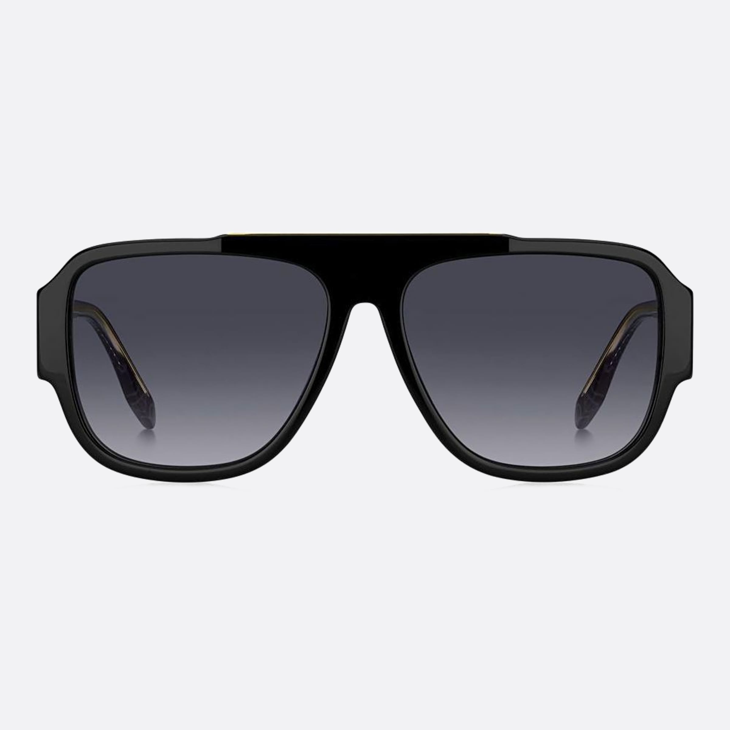 Marc 58mm Jacobs Marc 1ei Black Rectangle Men Sunglasses - Main View