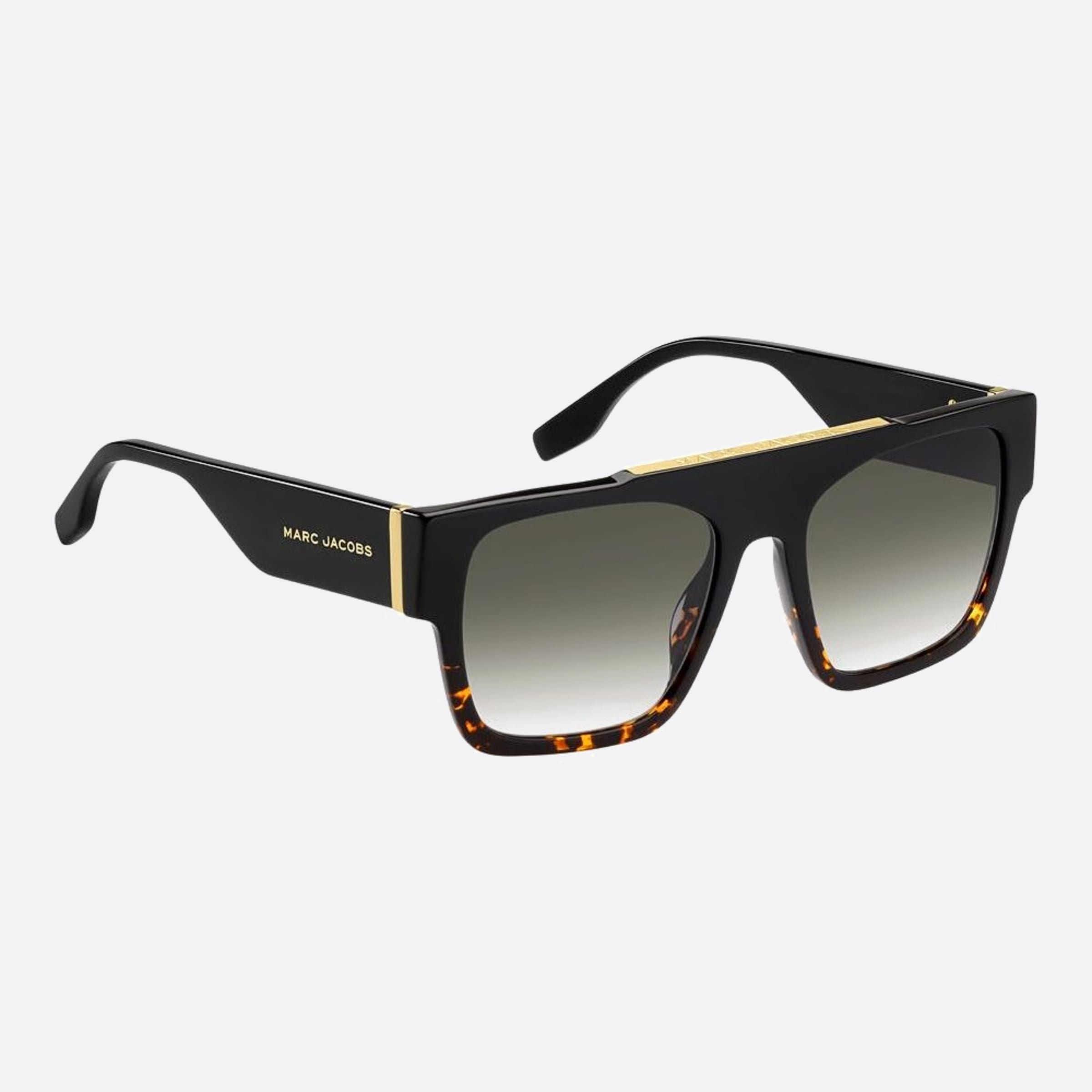 Marc 54mm Jacobs Marc Wr7 Black Rectangle Men Sunglasses - Detail View