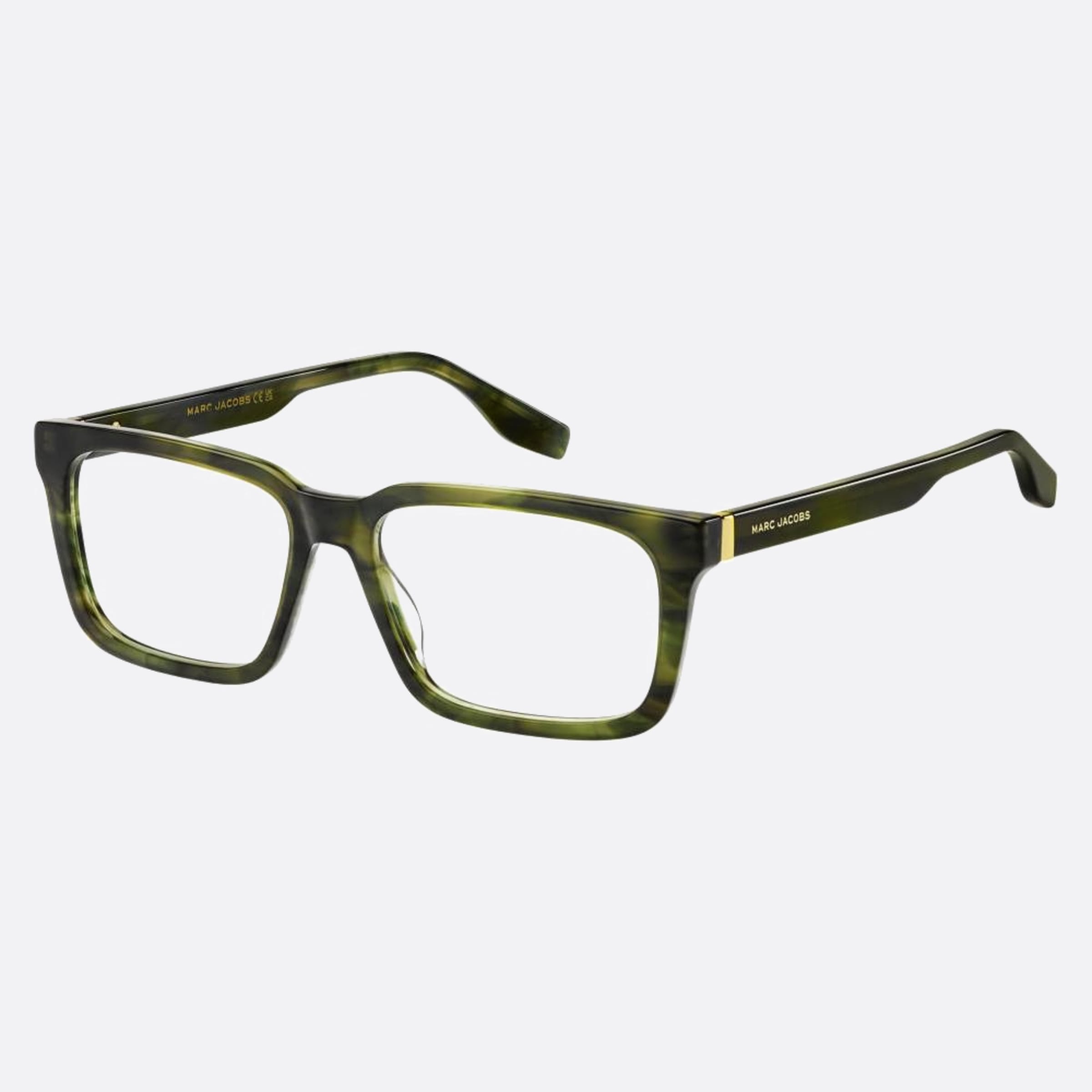 Marc 55mm Jacobs Marc Green Rectangle Men Eyeglasses - Side View