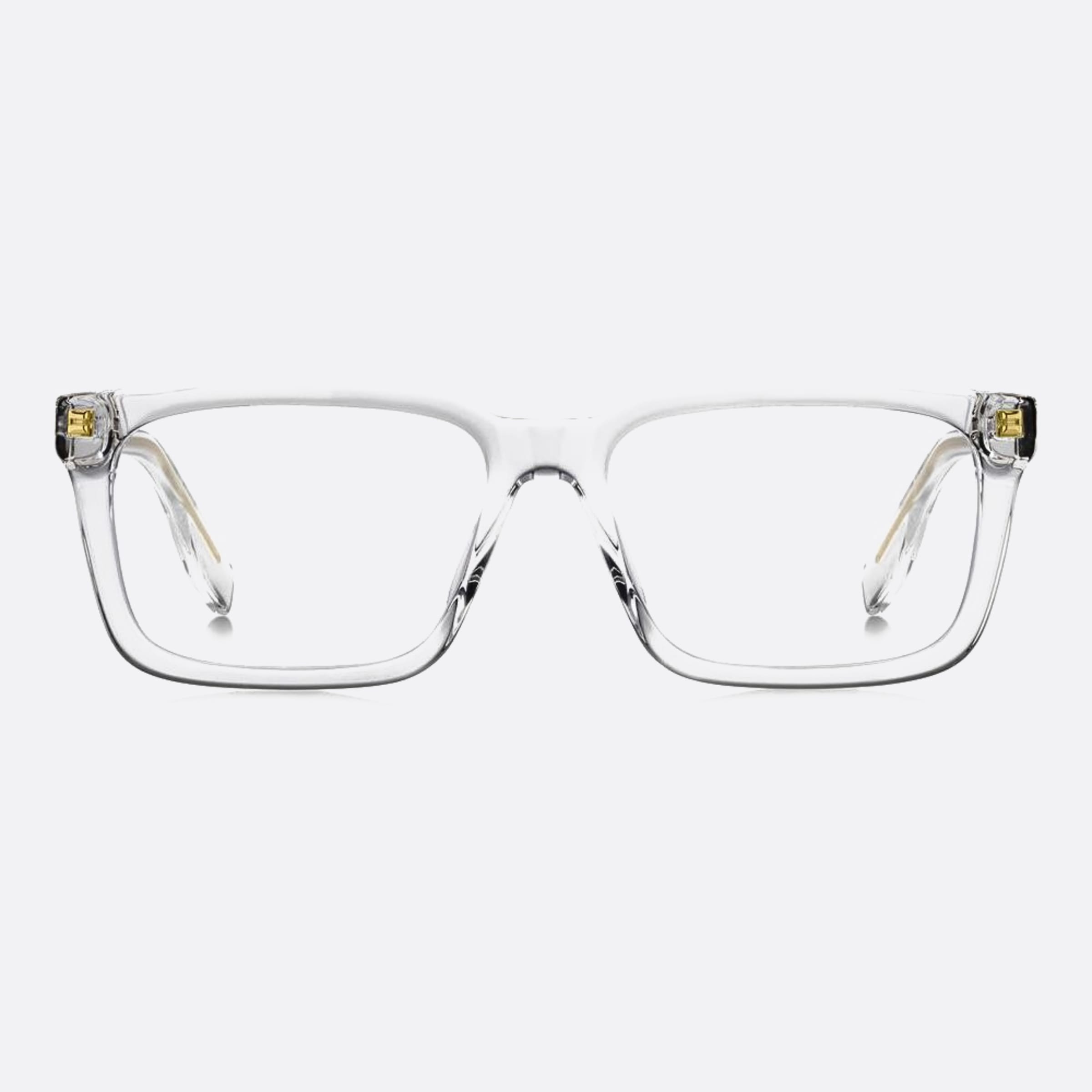 Marc 55mm Jacobs Marc Transparent Rectangle Men Eyeglasses - Main View