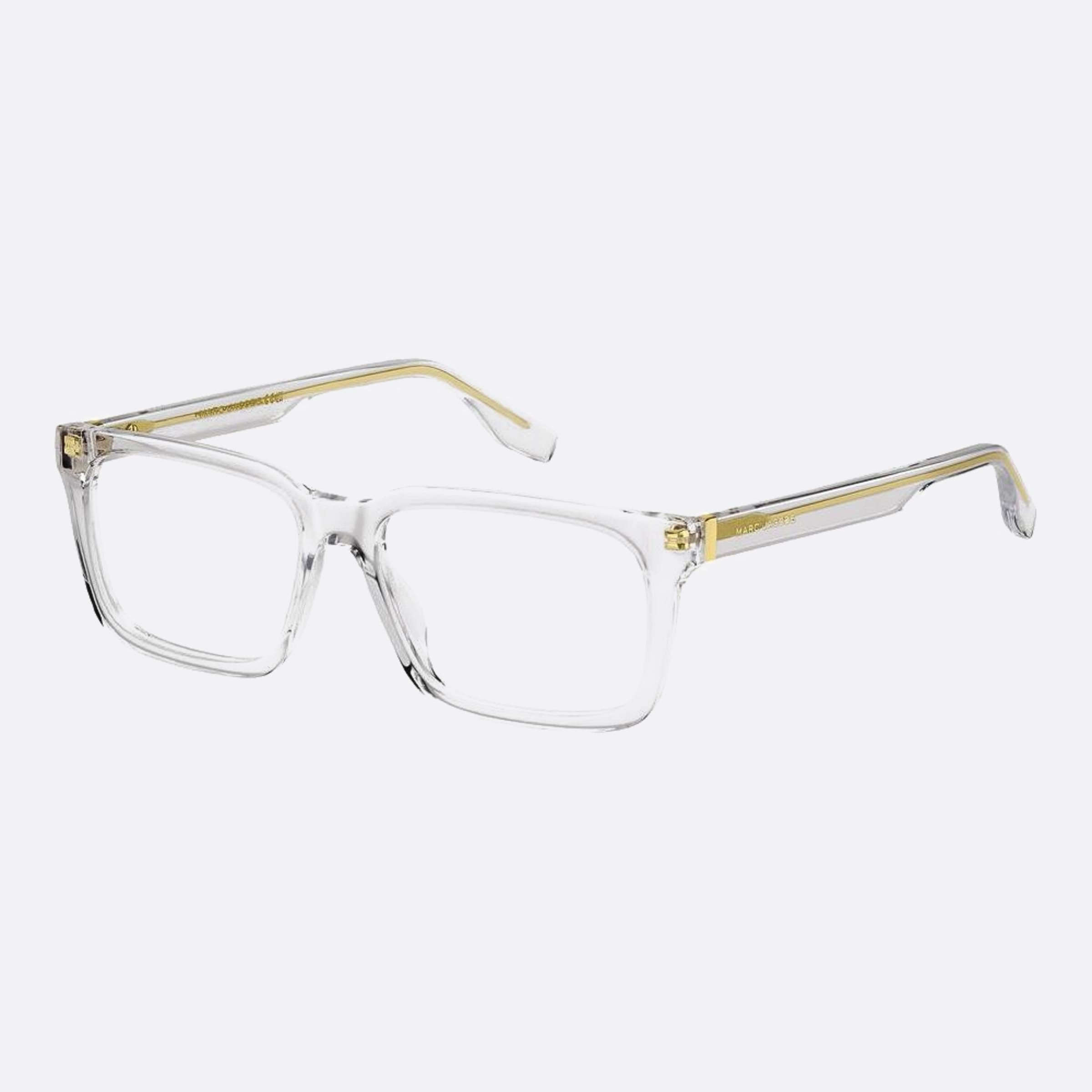 Marc 55mm Jacobs Marc Transparent Rectangle Men Eyeglasses - Side View