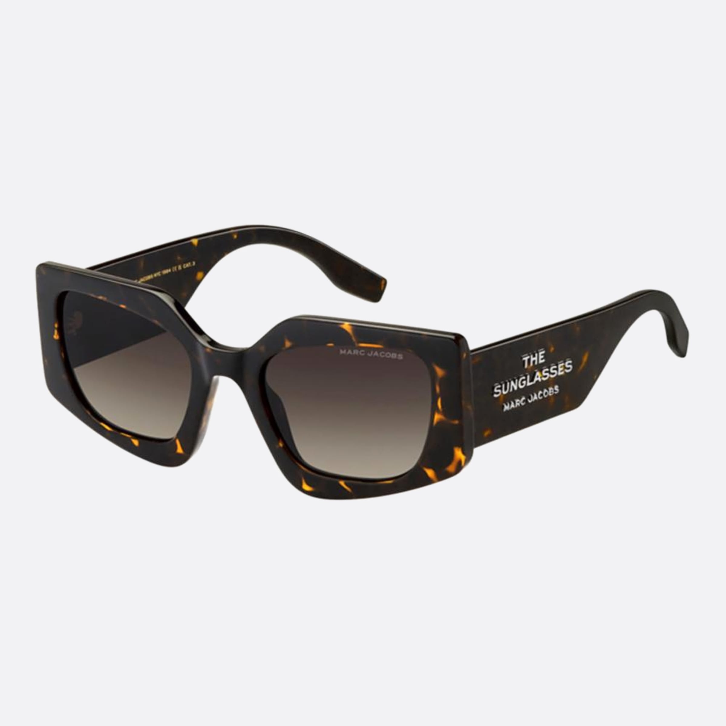 Marc 53mm Jacobs Marc Havana Geometric Women Sunglasses - Side View