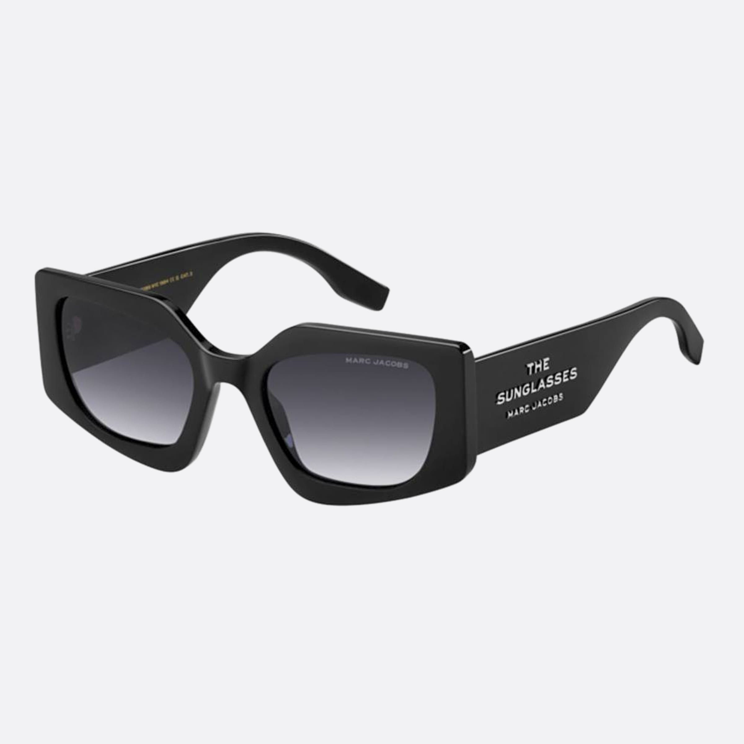 Marc 53mm Jacobs Marc Black Geometric Women Sunglasses - Side View