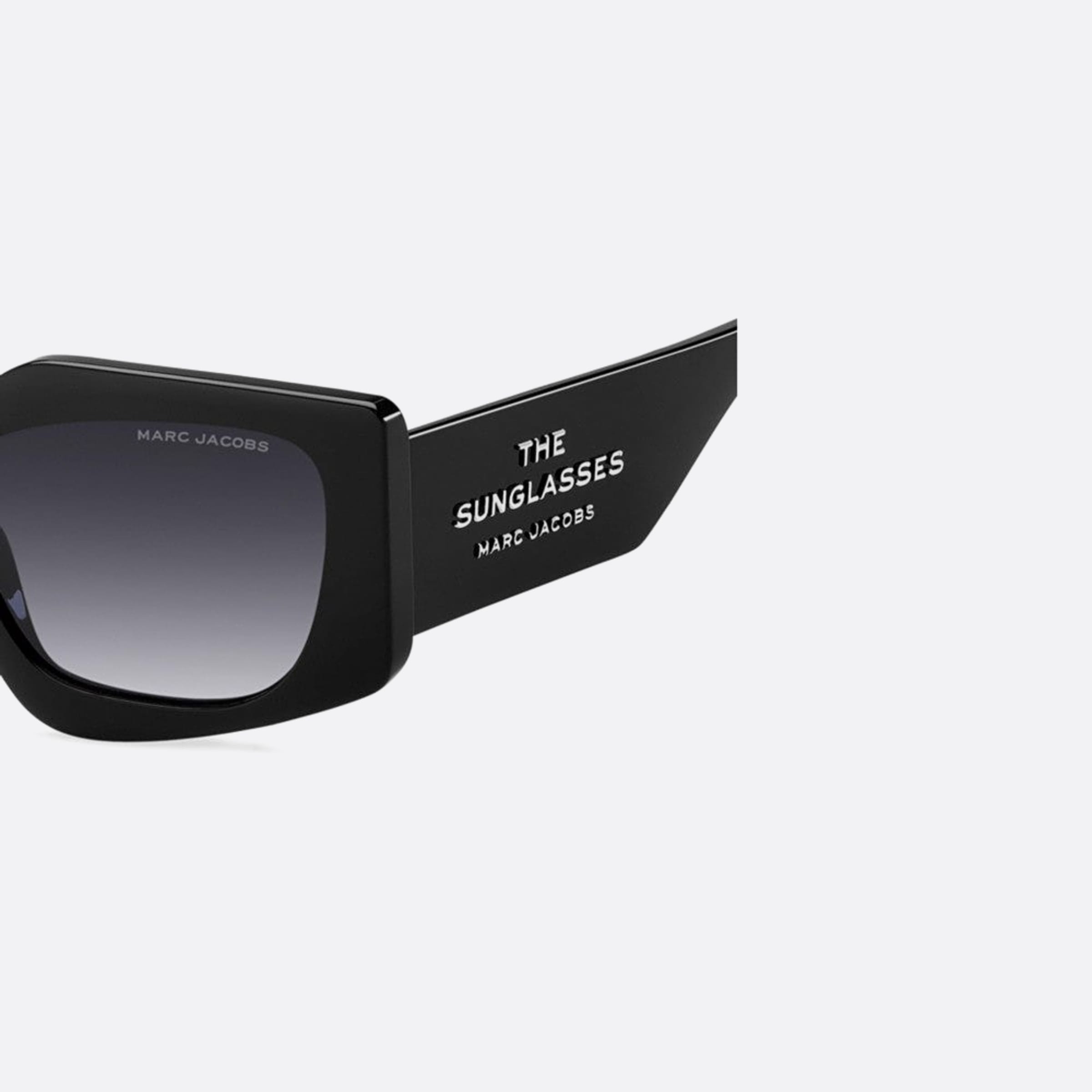 Marc 53mm Jacobs Marc Black Geometric Women Sunglasses - Detail View