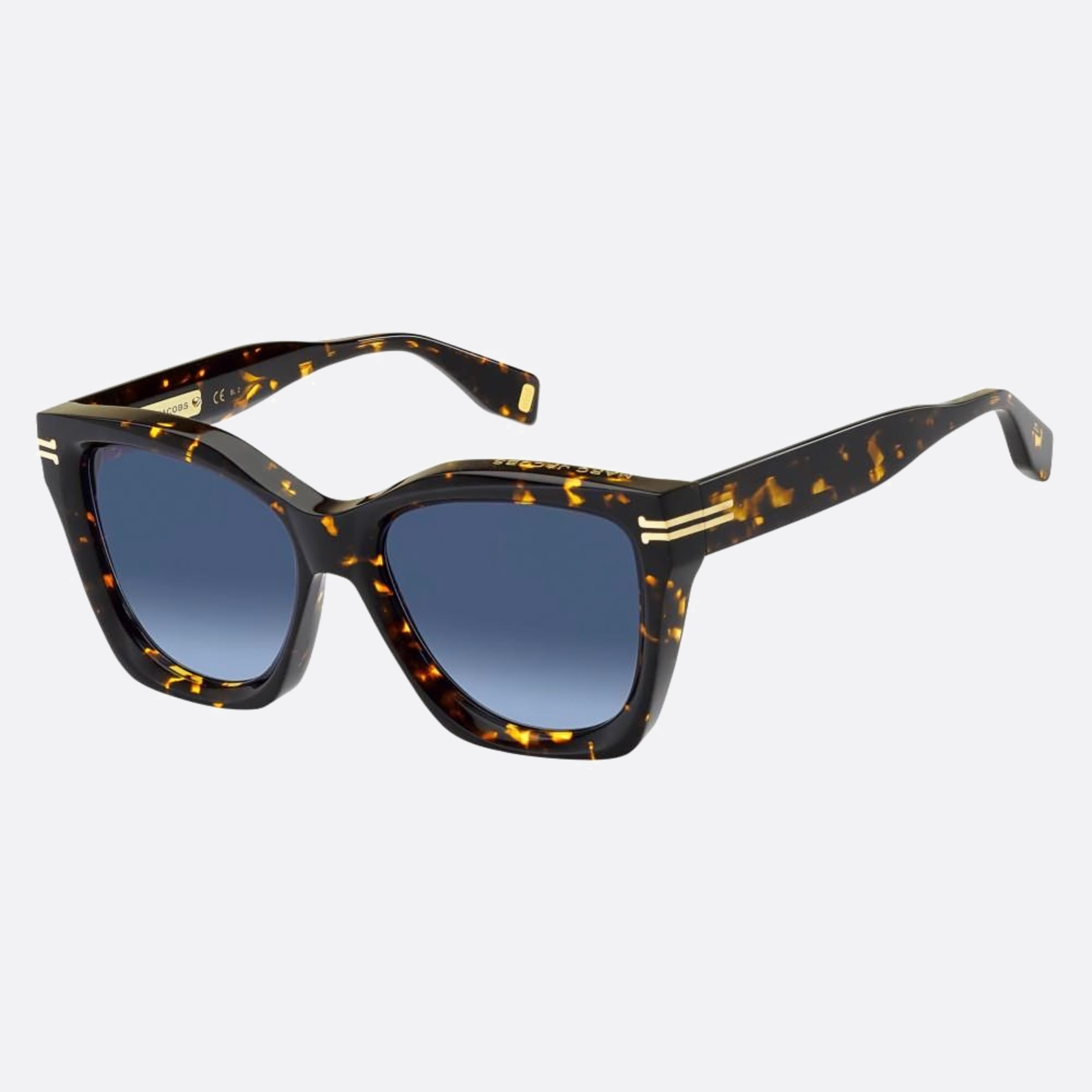 Marc 54mm Jacobs Havana Cat Eye Women Sunglasses - Side View