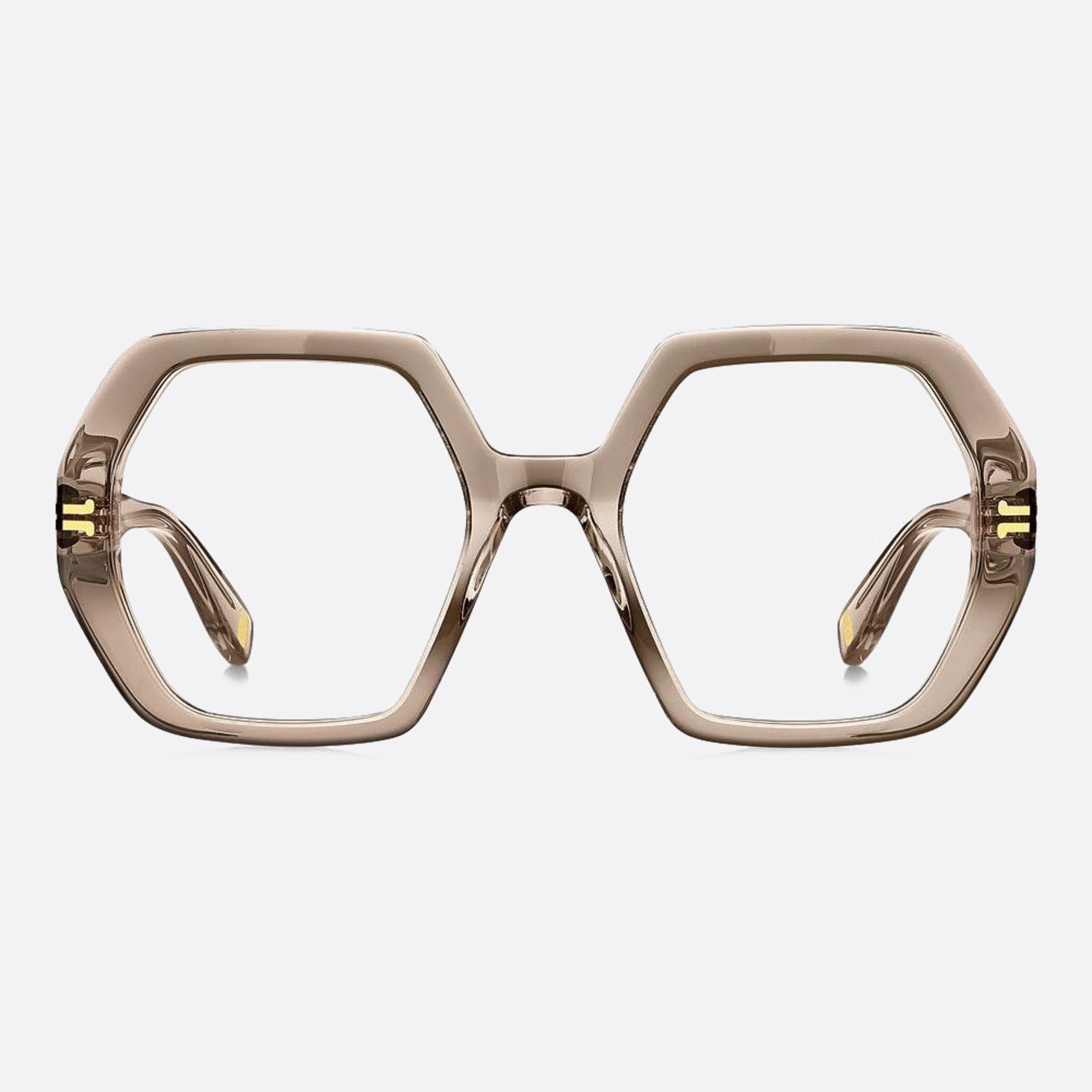 Marc 51mm Jacobs 10a Brown Geometric Women Eyeglasses - Main View
