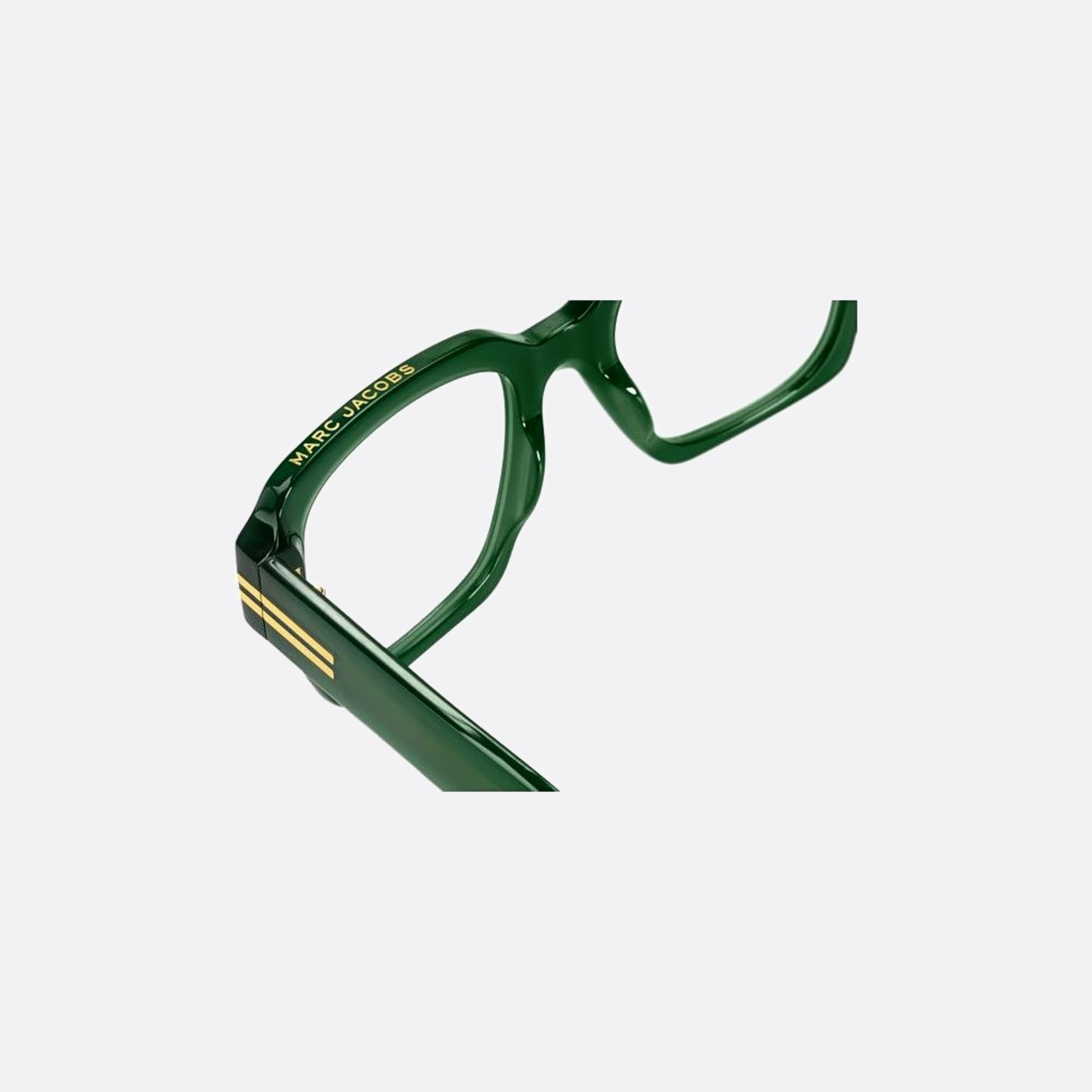 Marc 50mm Jacobs 1ed Green Squared Women Eyeglasses - Detail View