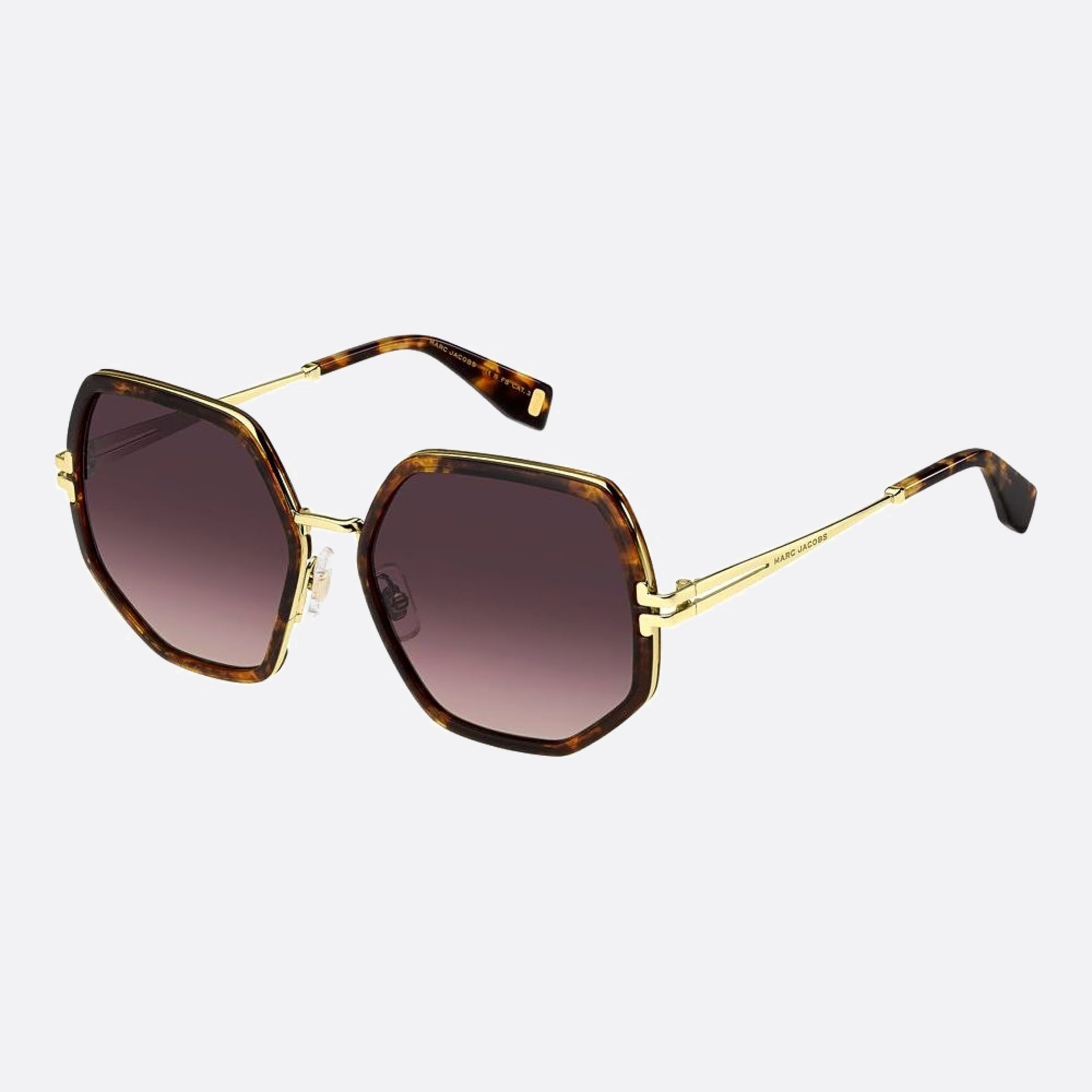 Marc 58mm Jacobs 2ik Havana Geometric Women Sunglasses - Side View